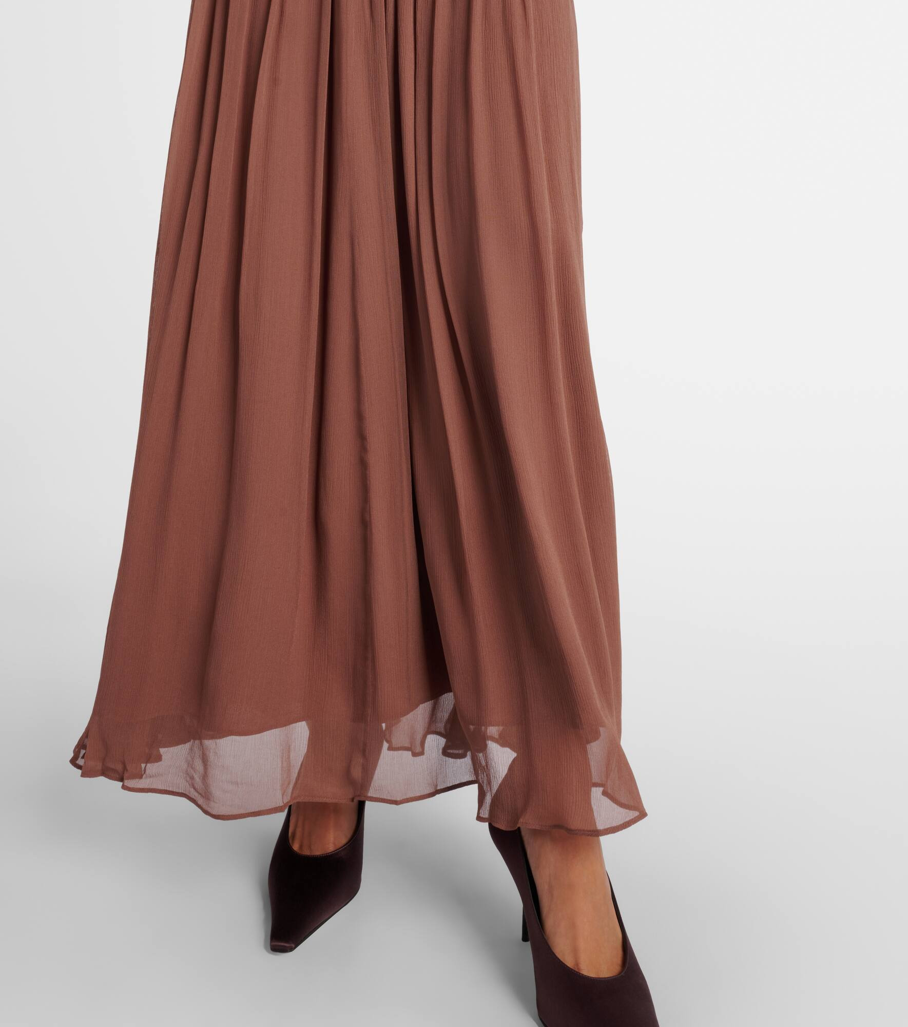 Dalton gathered ruched maxi dress - 6