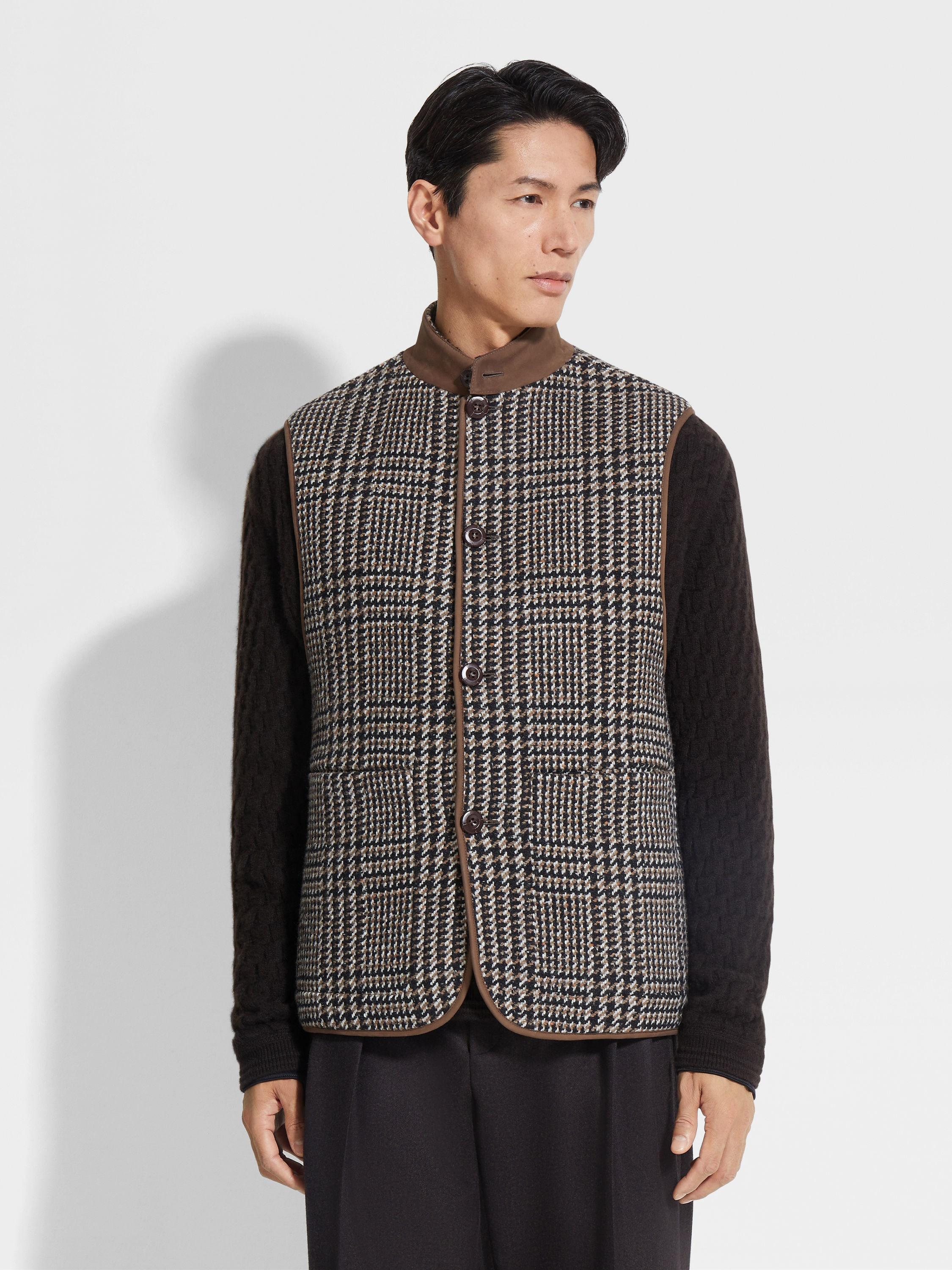 WOOL AND CASHMERE VEST - 4