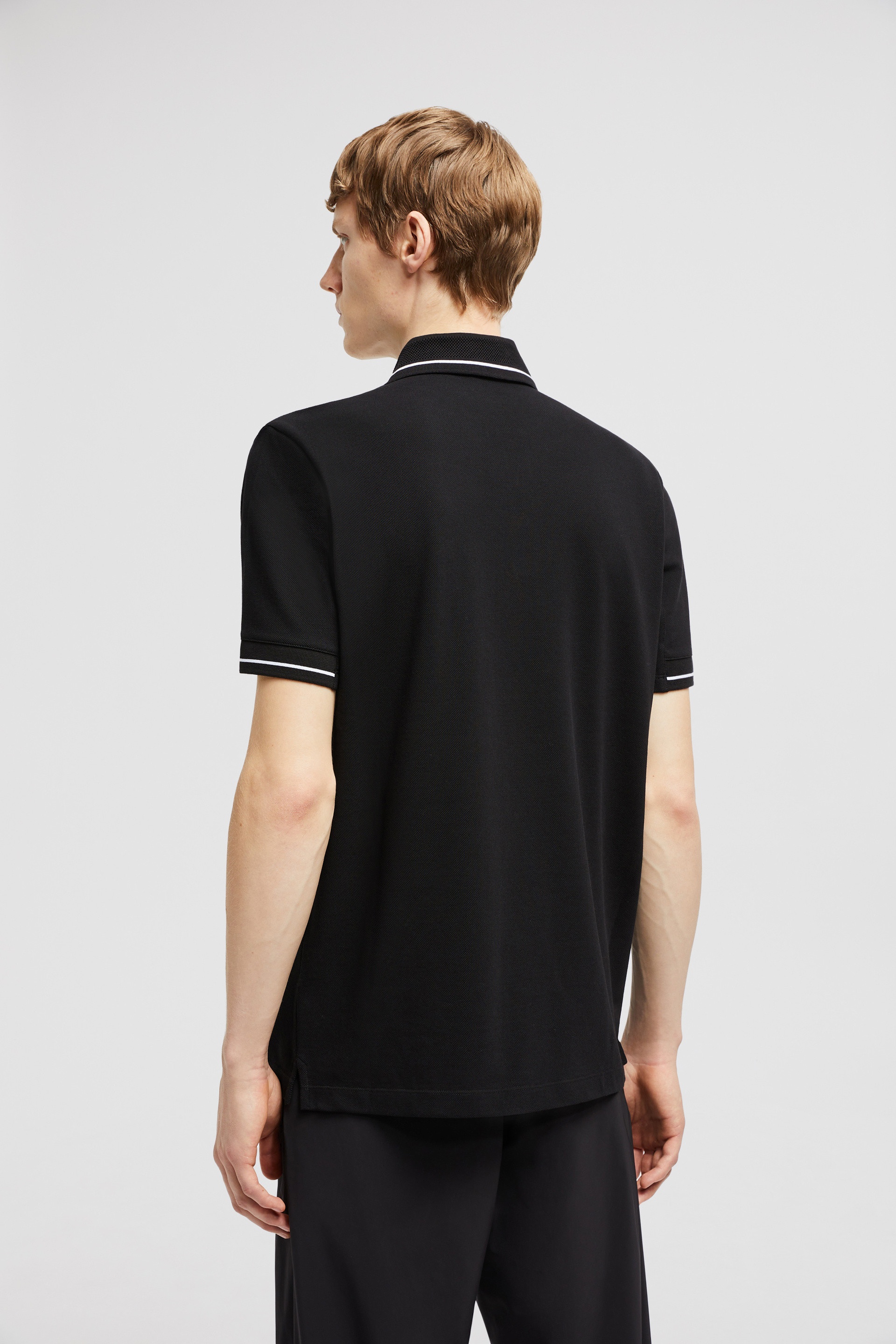 Logo Patch Cotton Polo Shirt - 5