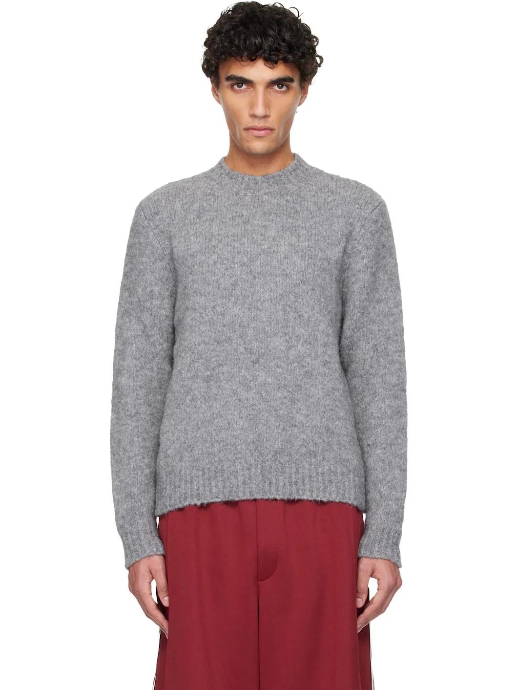 Gray Clock B Sweater - 1