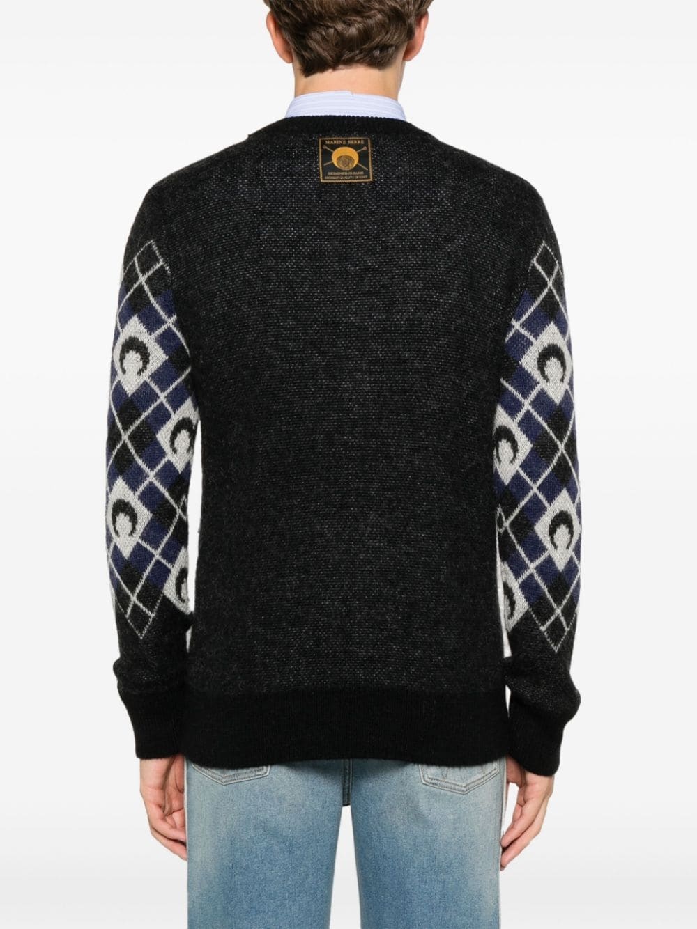 Moon Argyle sweater - 4