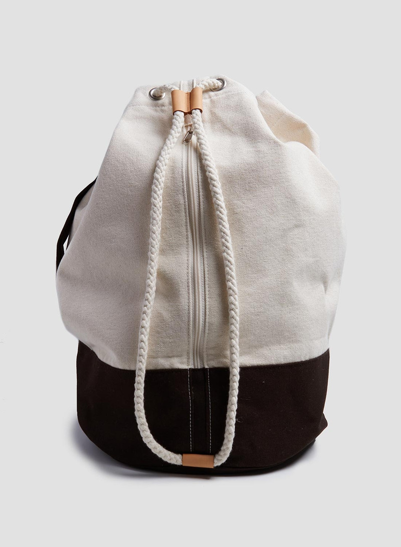 Nigel Cabourn Wild Bricks Canvas Duffle Bag Brown outlook
