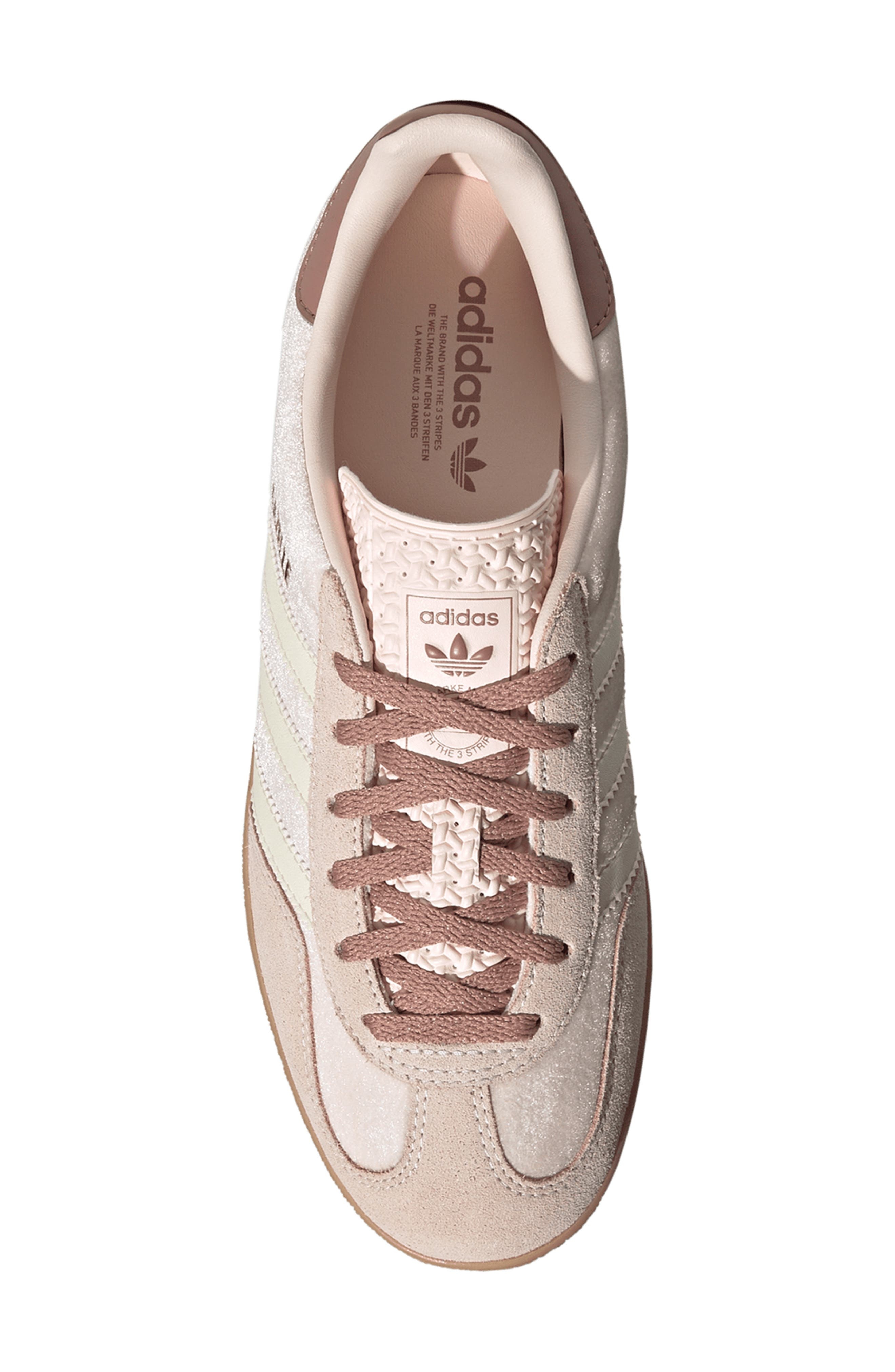 adidas Gazelle Indoor Sneaker in Wonder Quartz/Warm Clay/Gum at Nordstrom - 4