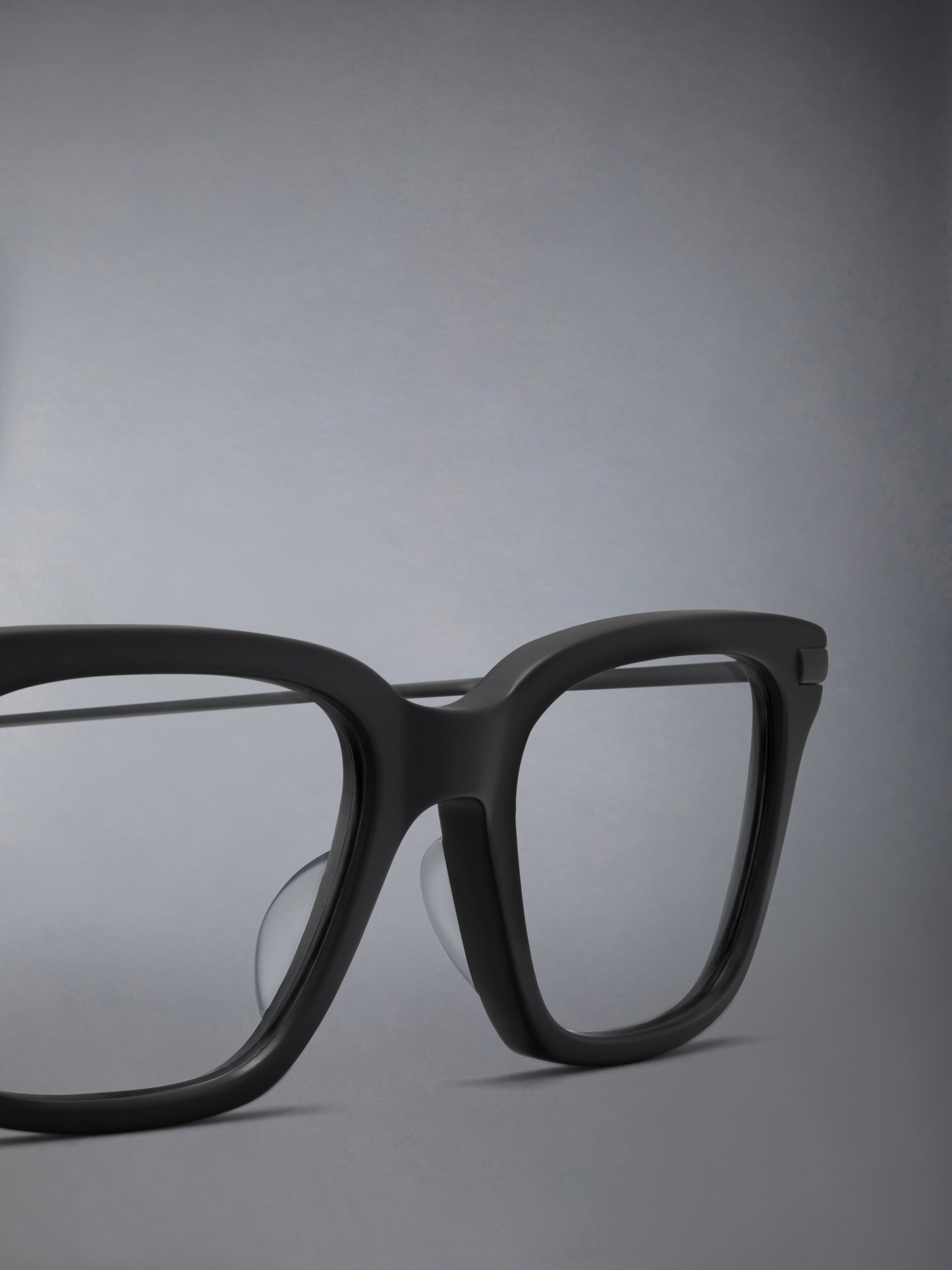 Acetate And Titanium Rectangular Eyeglasses - 7