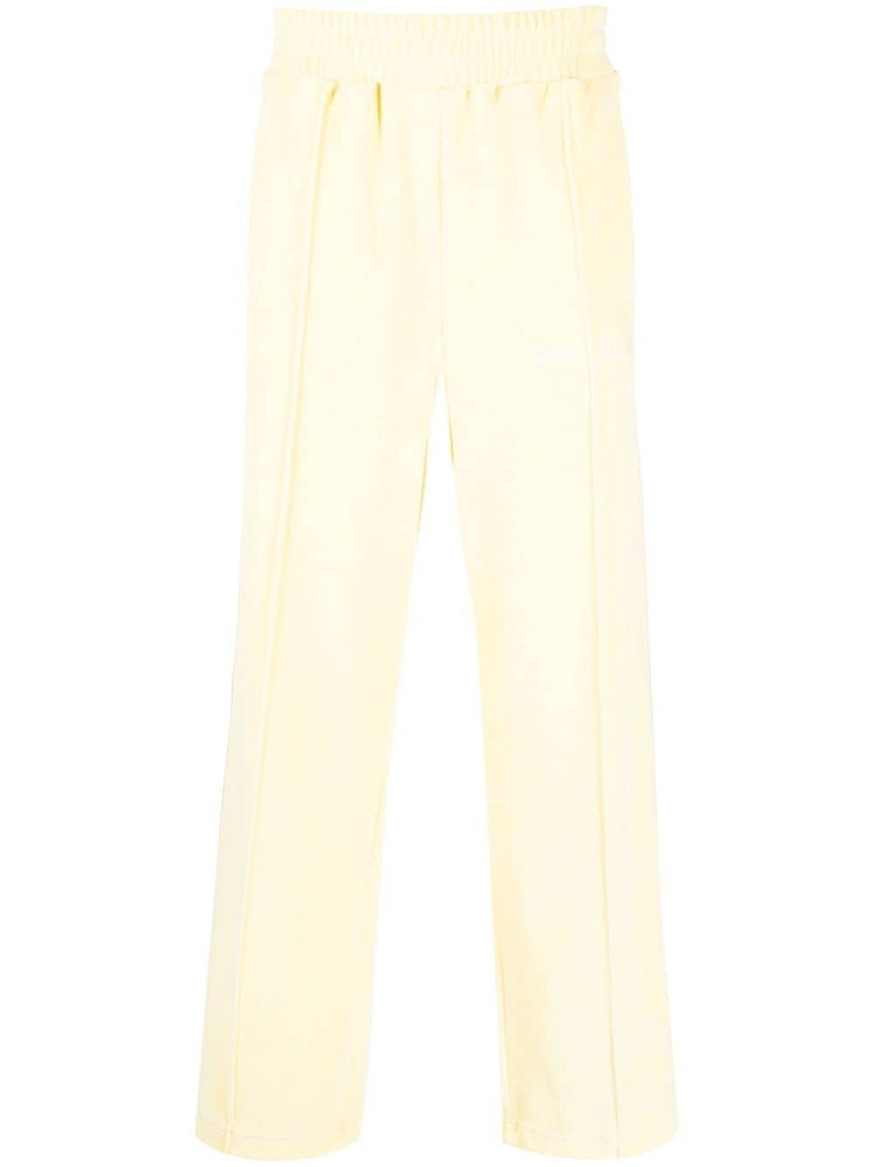 stripe-detail chenille track pants 1