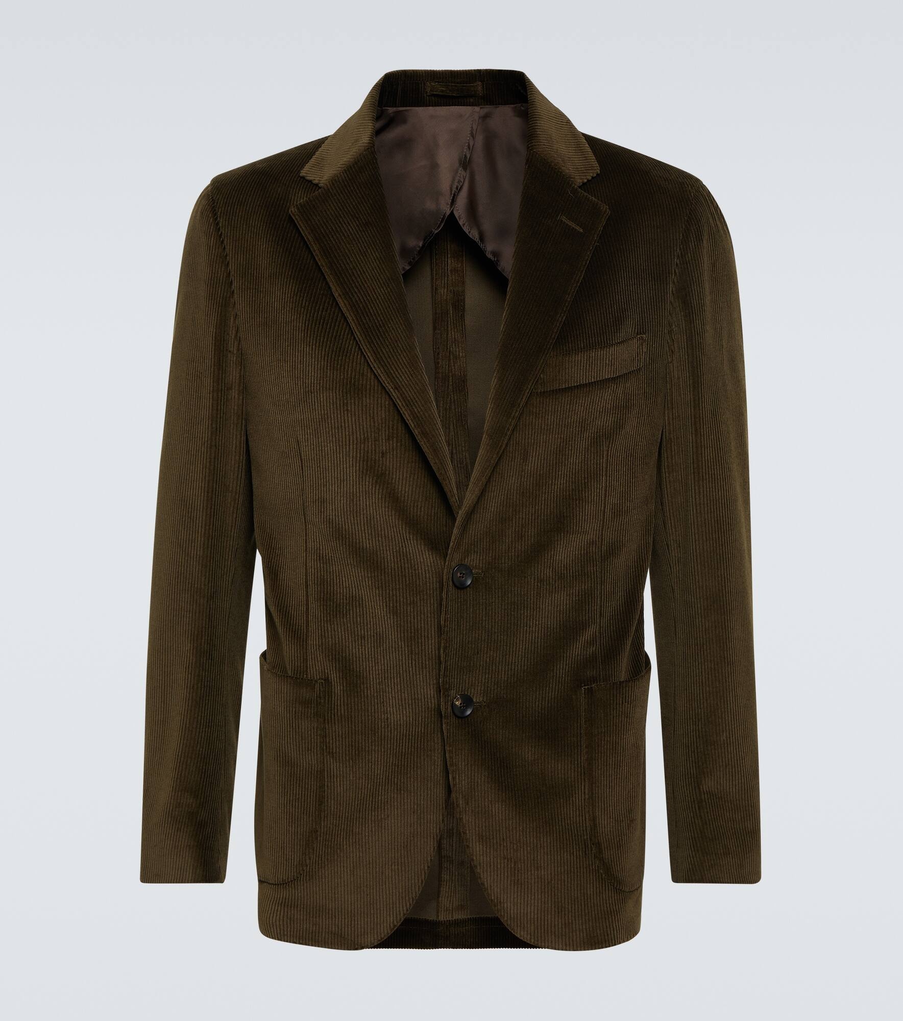 Corduroy blazer - 1