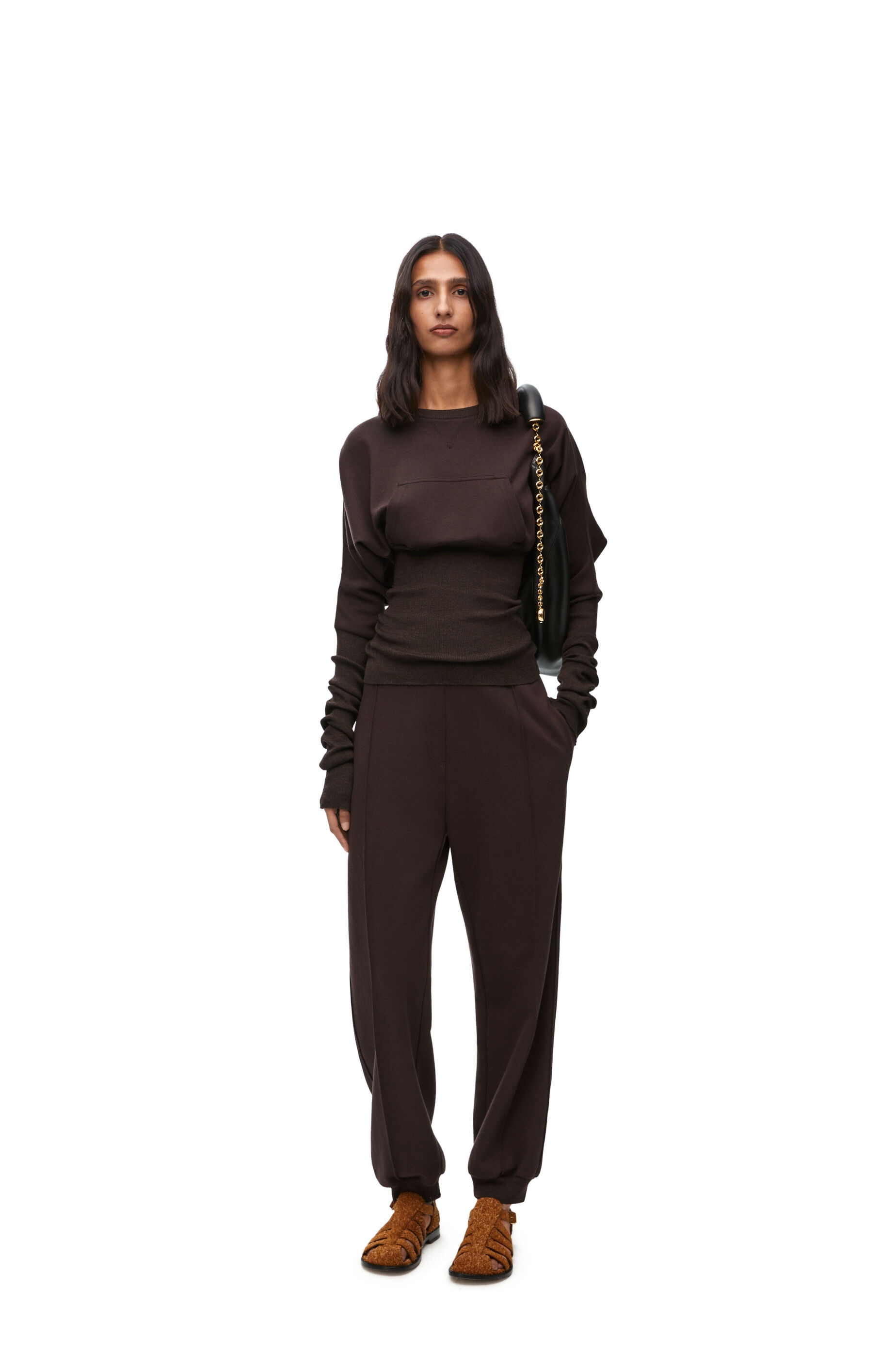 Sweatpants in cotton and silk - 2