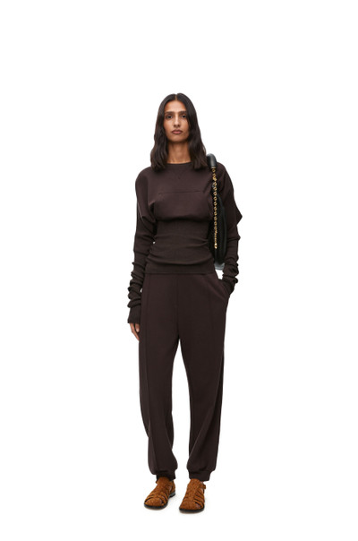 Loewe Sweatpants in cotton and silk outlook