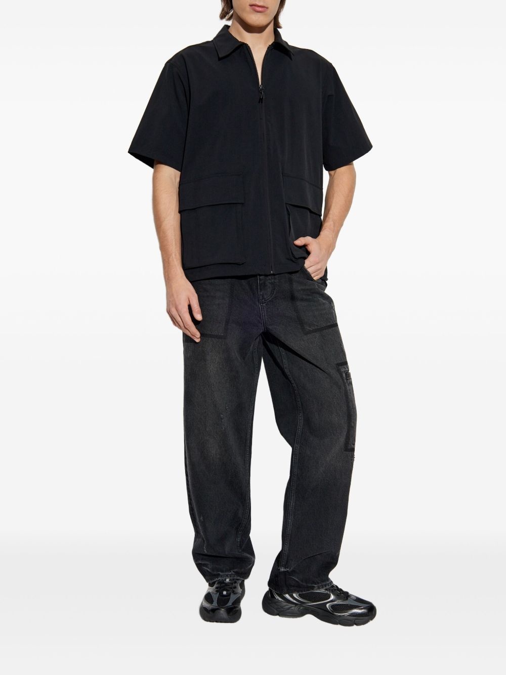 zip-up shirt - 2