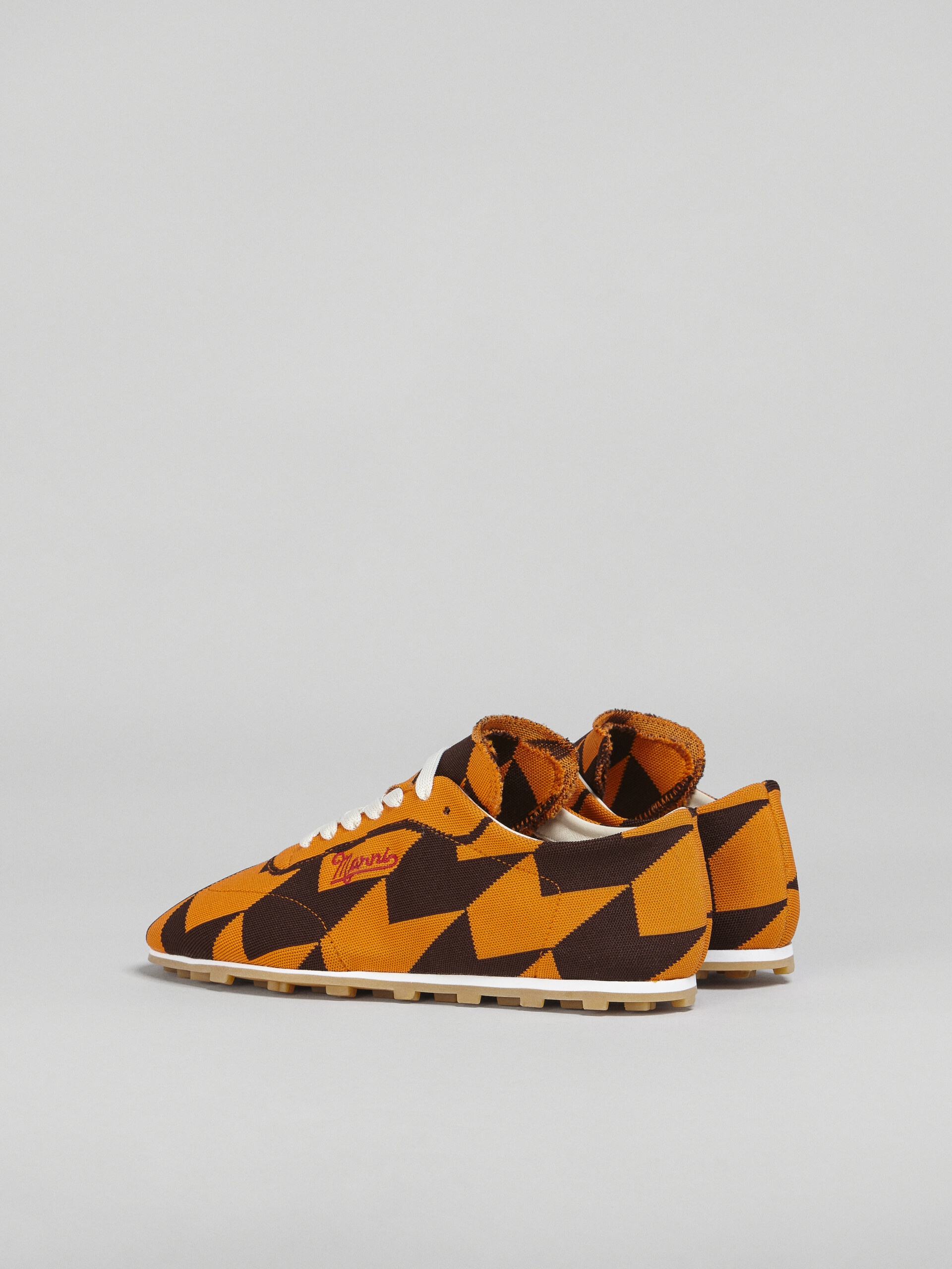 HOUNDSTOOTH STRETCH JACQUARD PEBBLE SNEAKER - 3