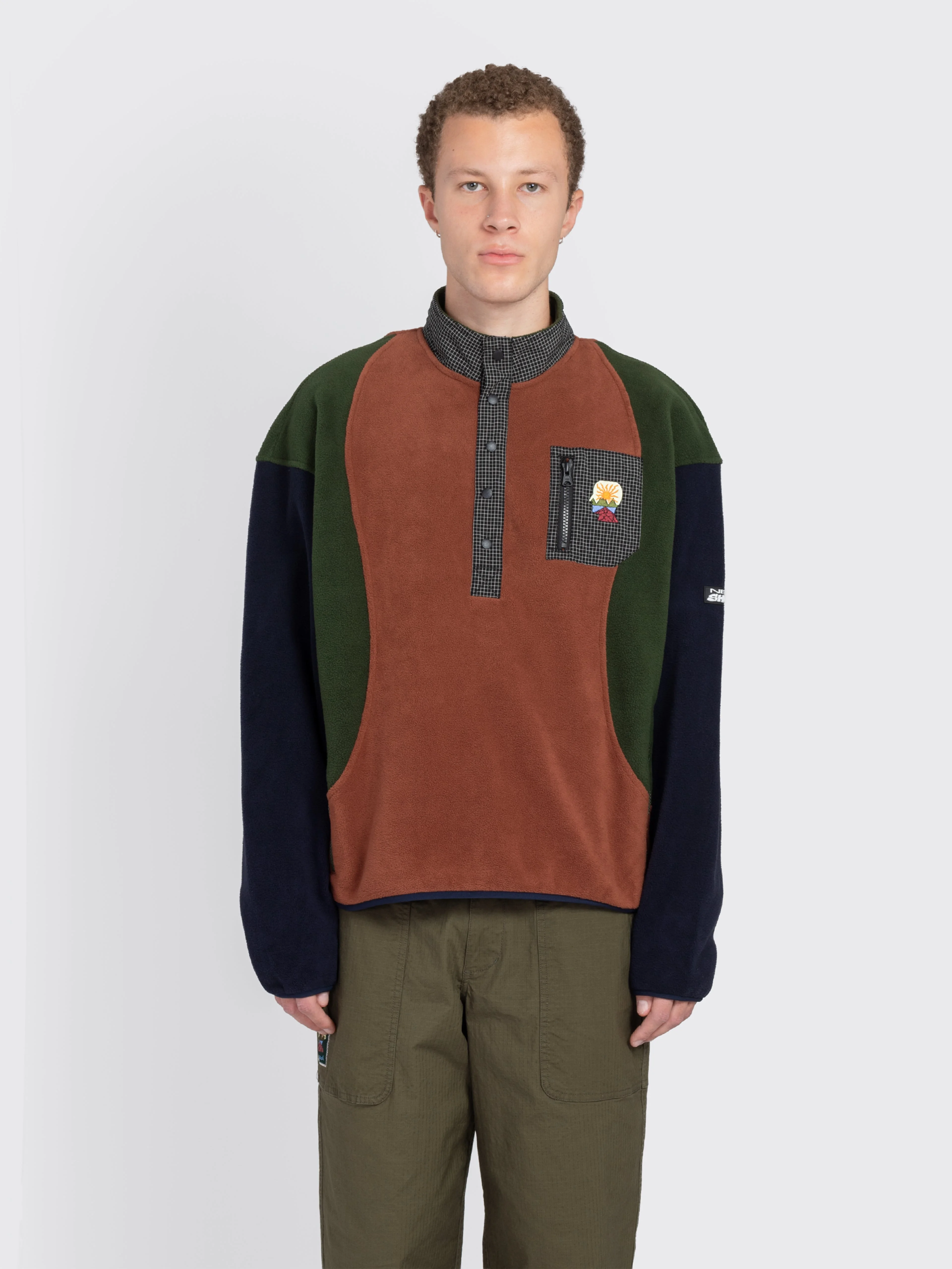 Brain Dead Equipment Ripstop Pullover Fleece Jacket - 1