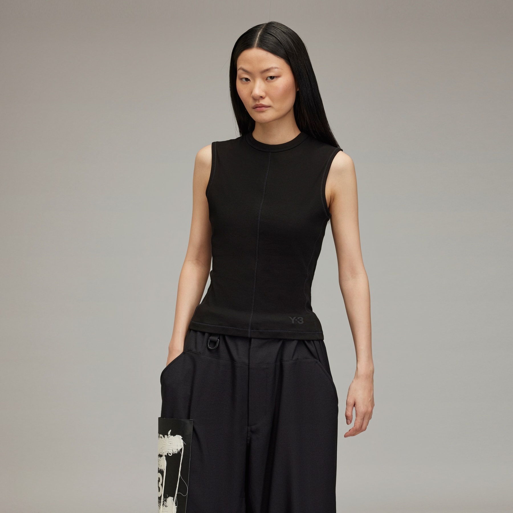 Y-3 W Fitted Tank Top - 2
