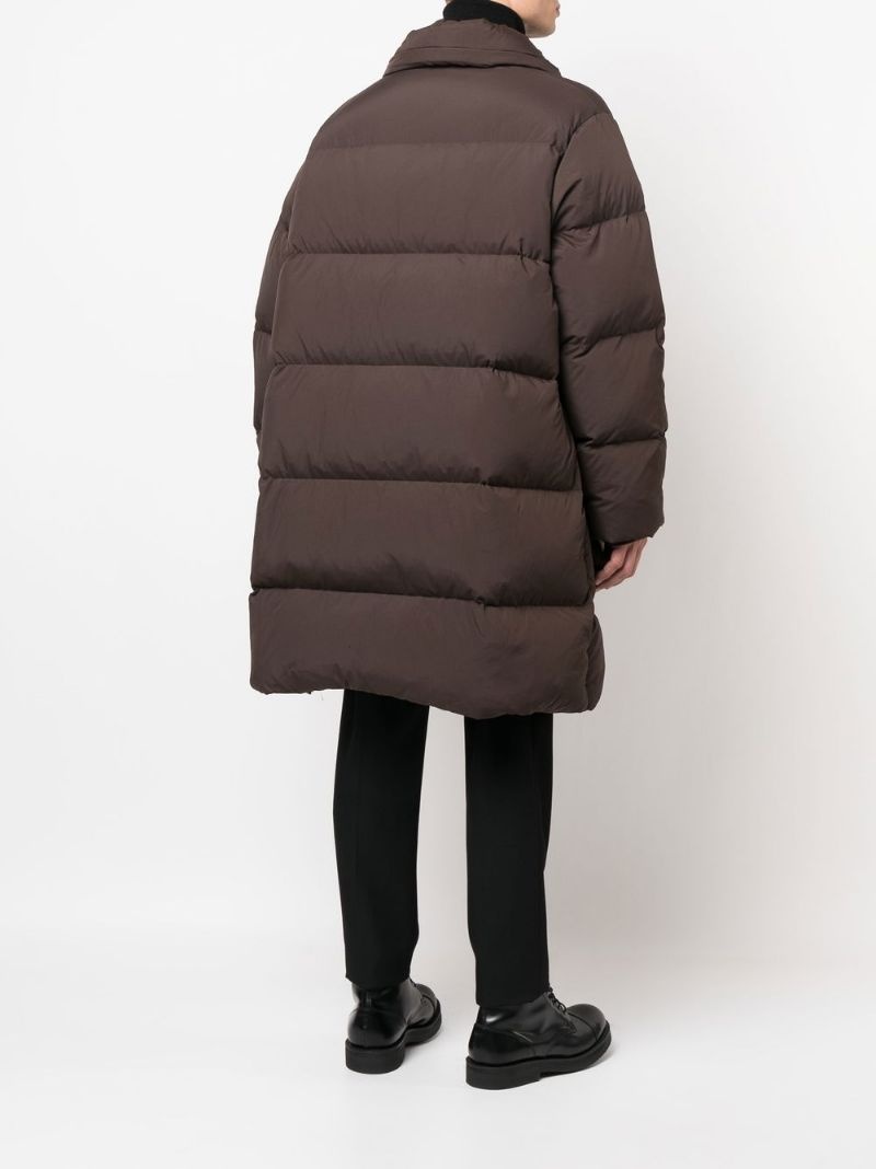 detachable-hood puffer coat - 6