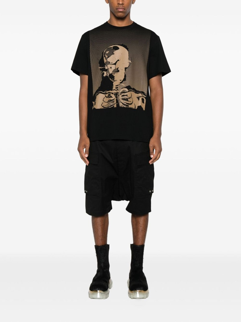 Alexander McQueen skeleton-print cotton T-shirt outlook