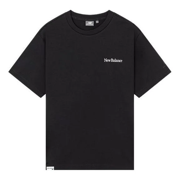 New Balance Casual Tee 'Black White' 5ED25433-BK - 1