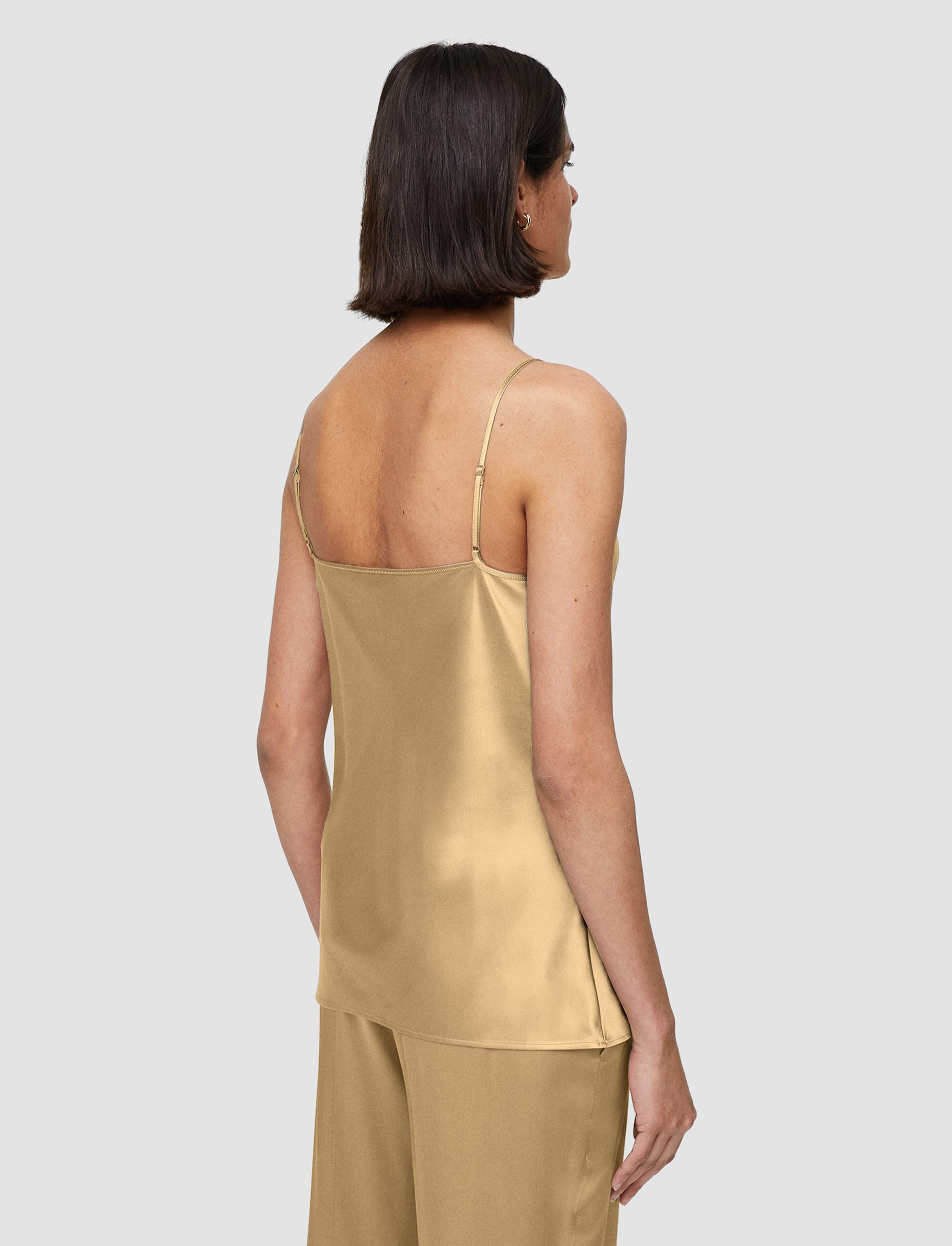 Clea Silk Satin Camisole - 4