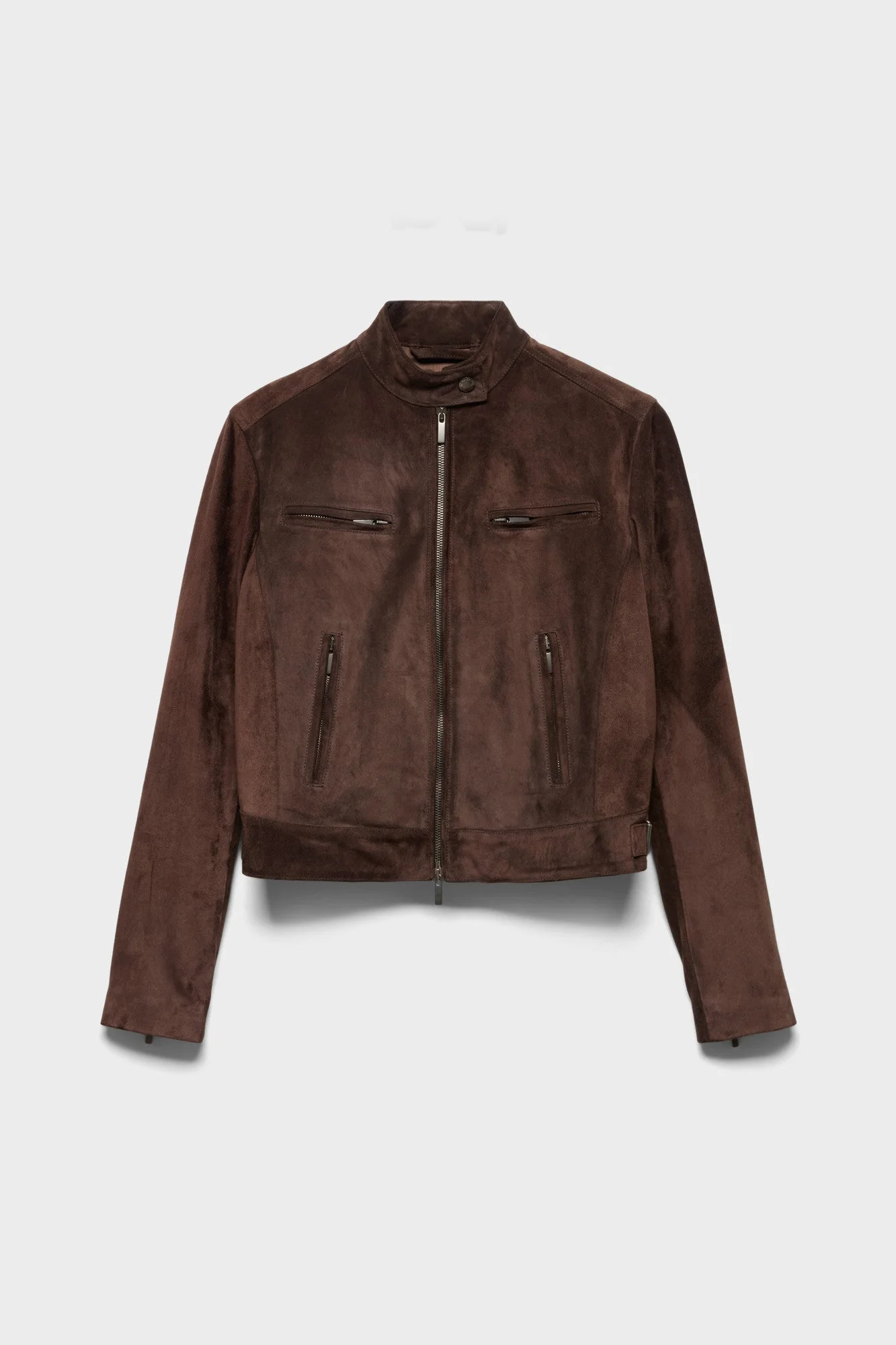 BIKER JACKET in Suede - 1
