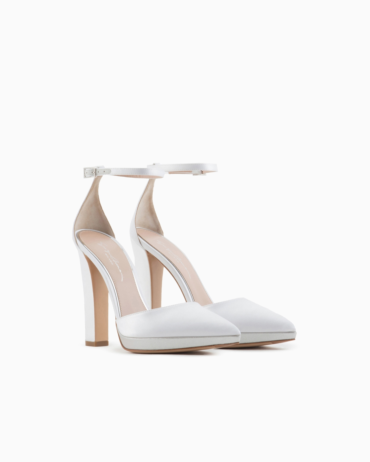 Satin d’Orsay court shoes - 2