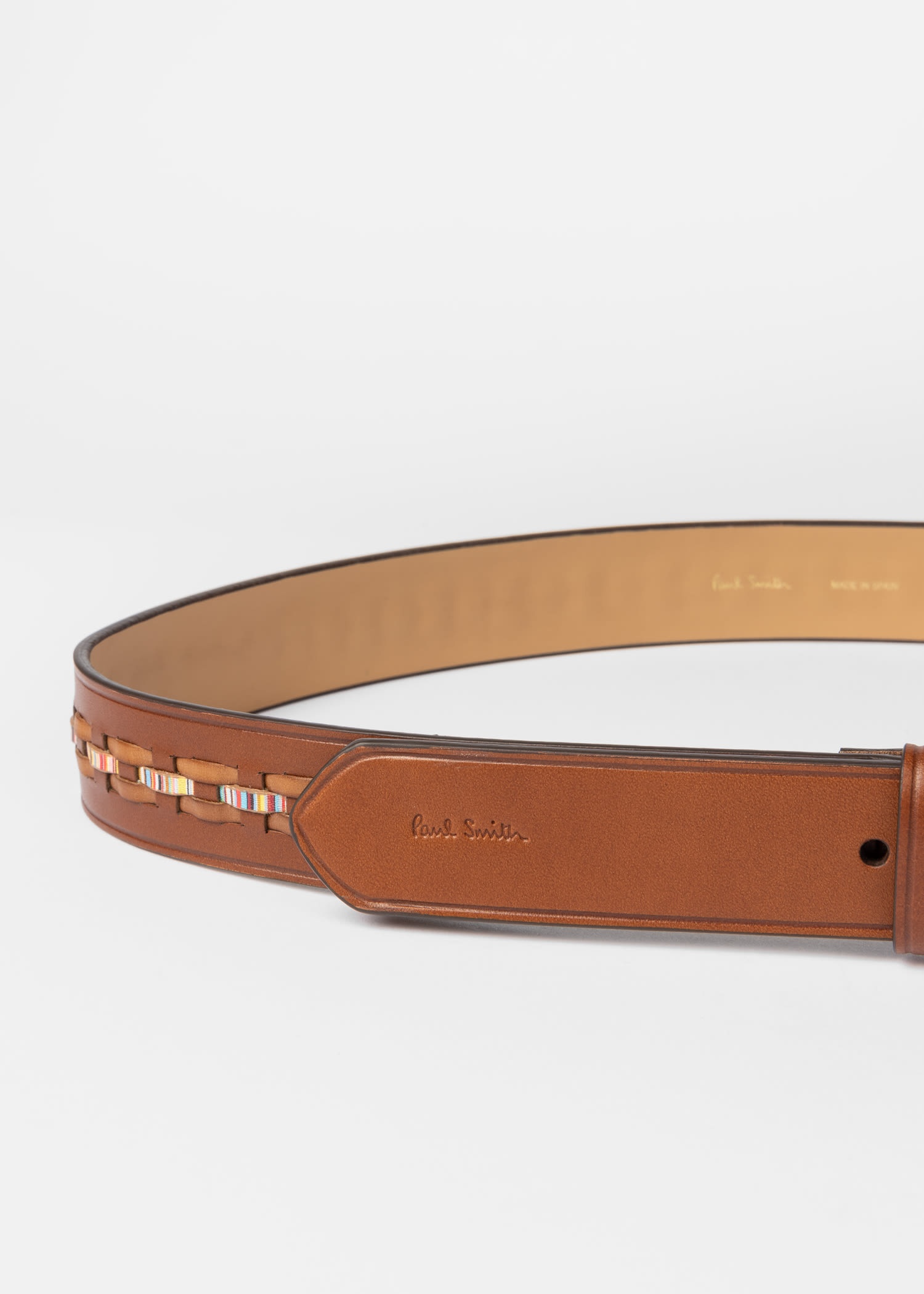 Woven 'Signature Stripe' Belt - 3