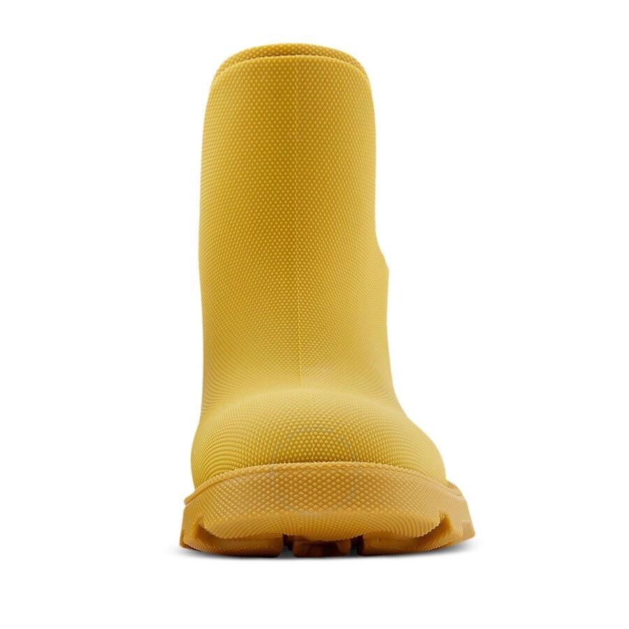 Burberry Men's Water-Resistant Pebbled Rubber Rainboots - 2