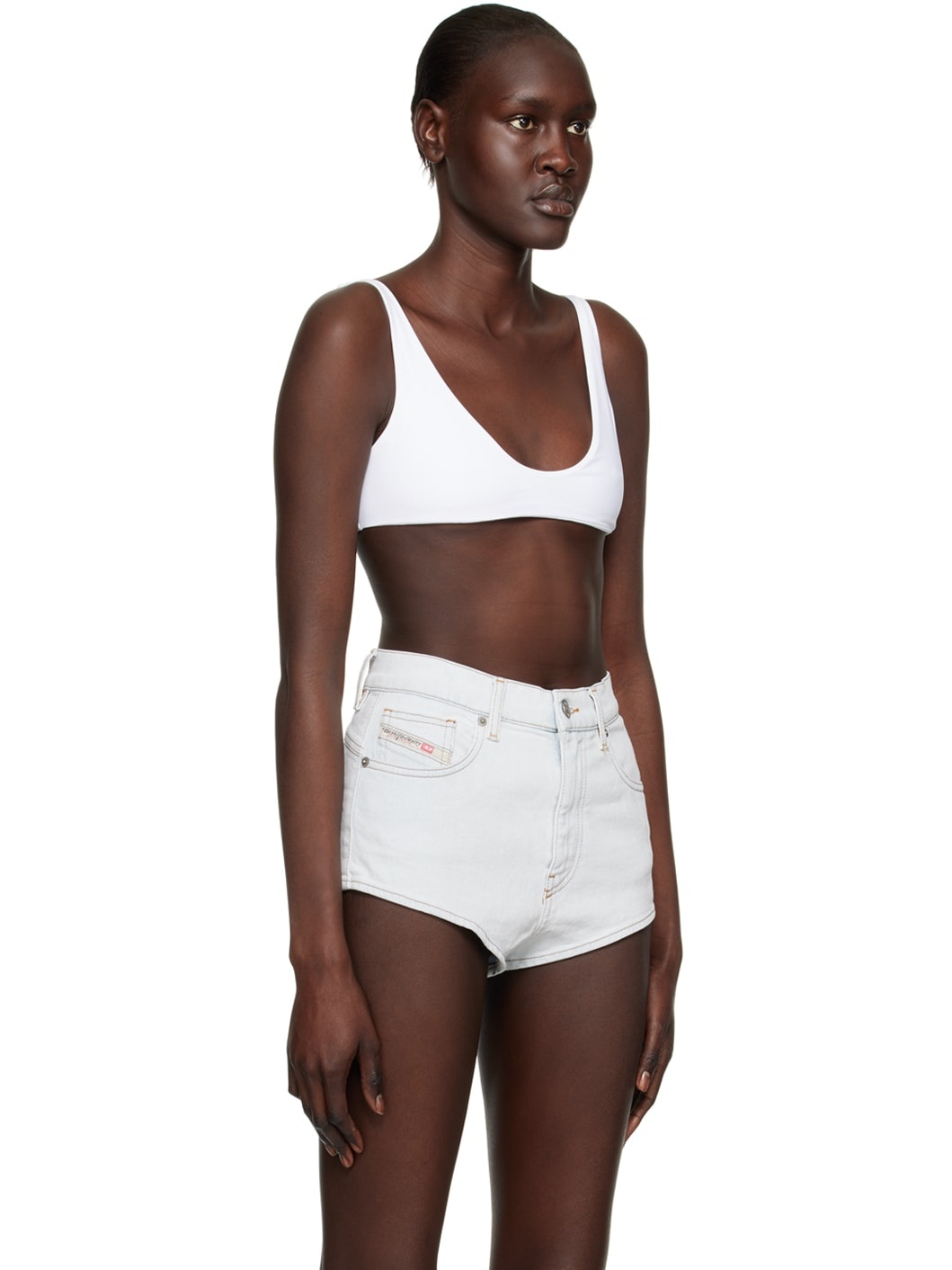 White Taratwist Bikini Top - 2