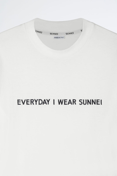 SUNNEI T-SHIRT WITH BLUE EVERYDAY I WEAR SUNNEI EMBROIDERY outlook