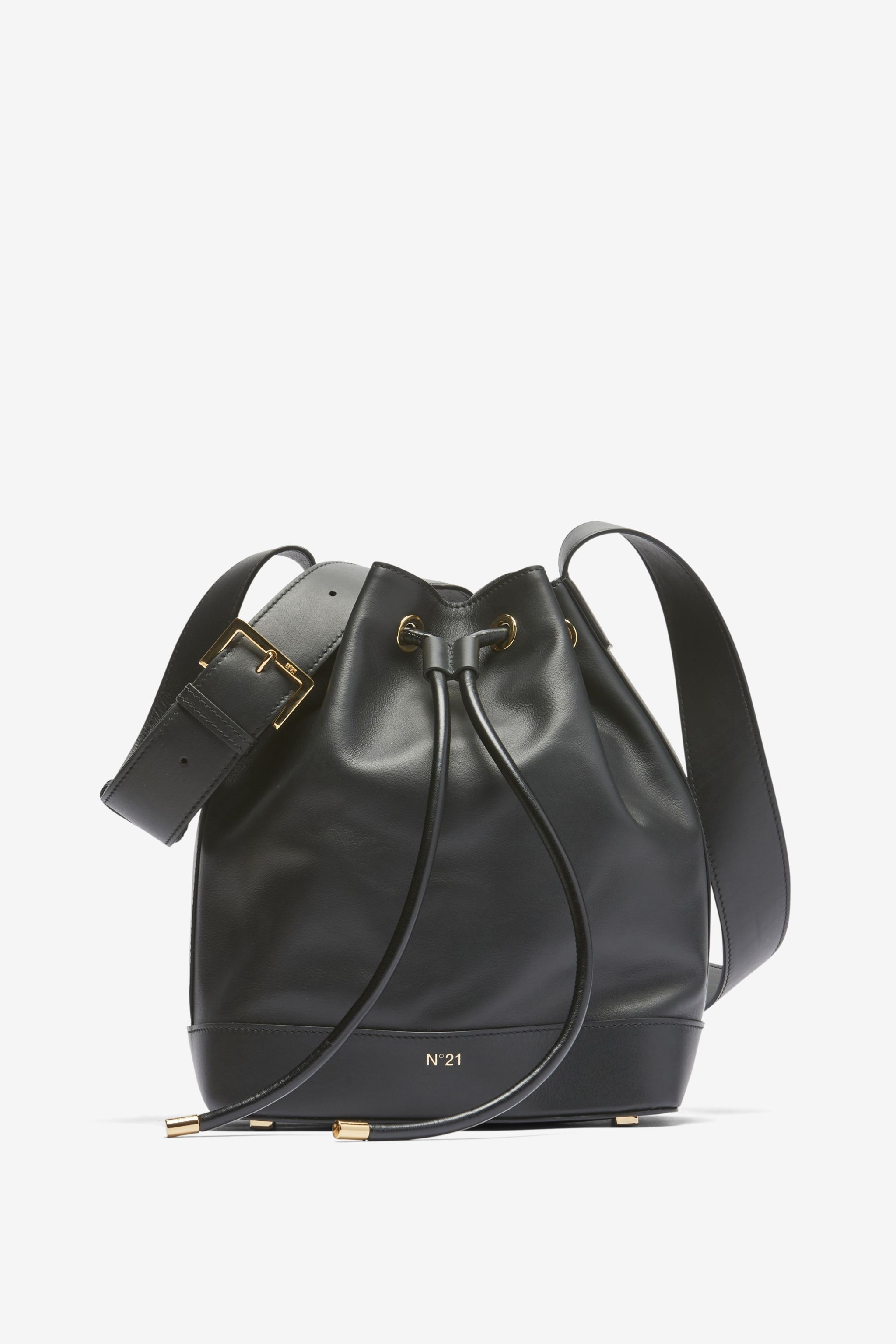 LEATHER BUCKET BAG - 1