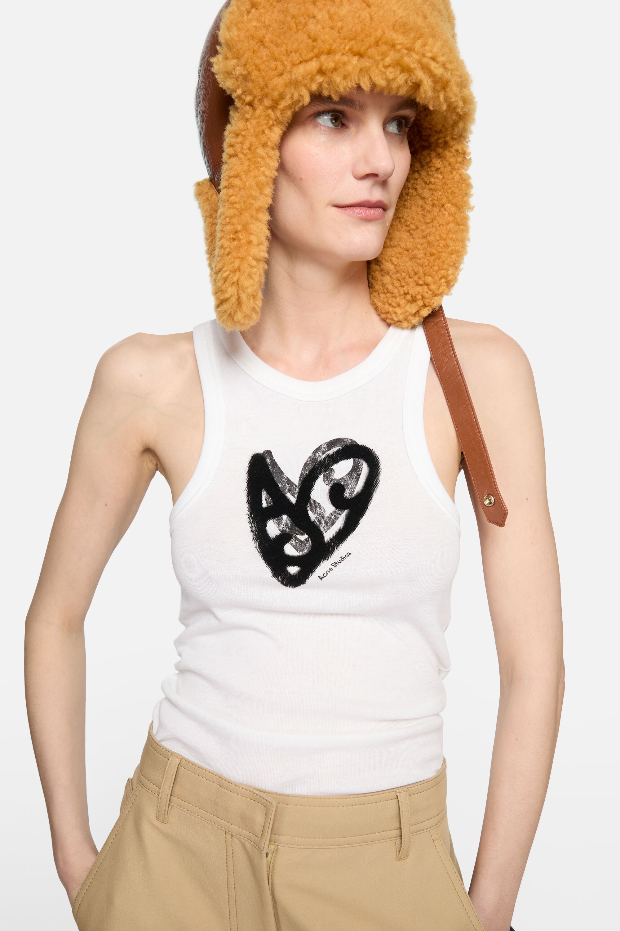 Logo tank top - Optic White - 4