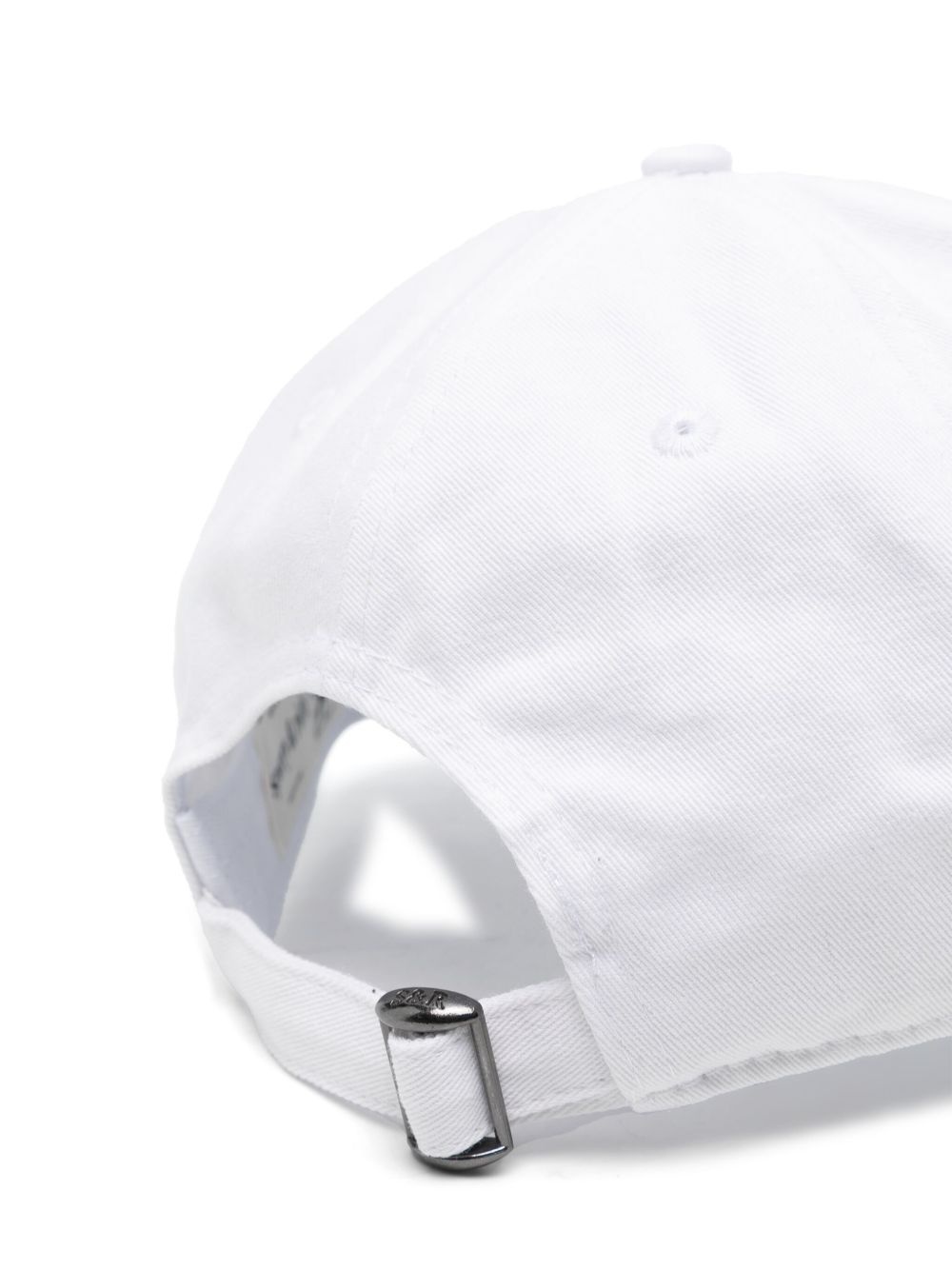 embroidered cotton cap - 2