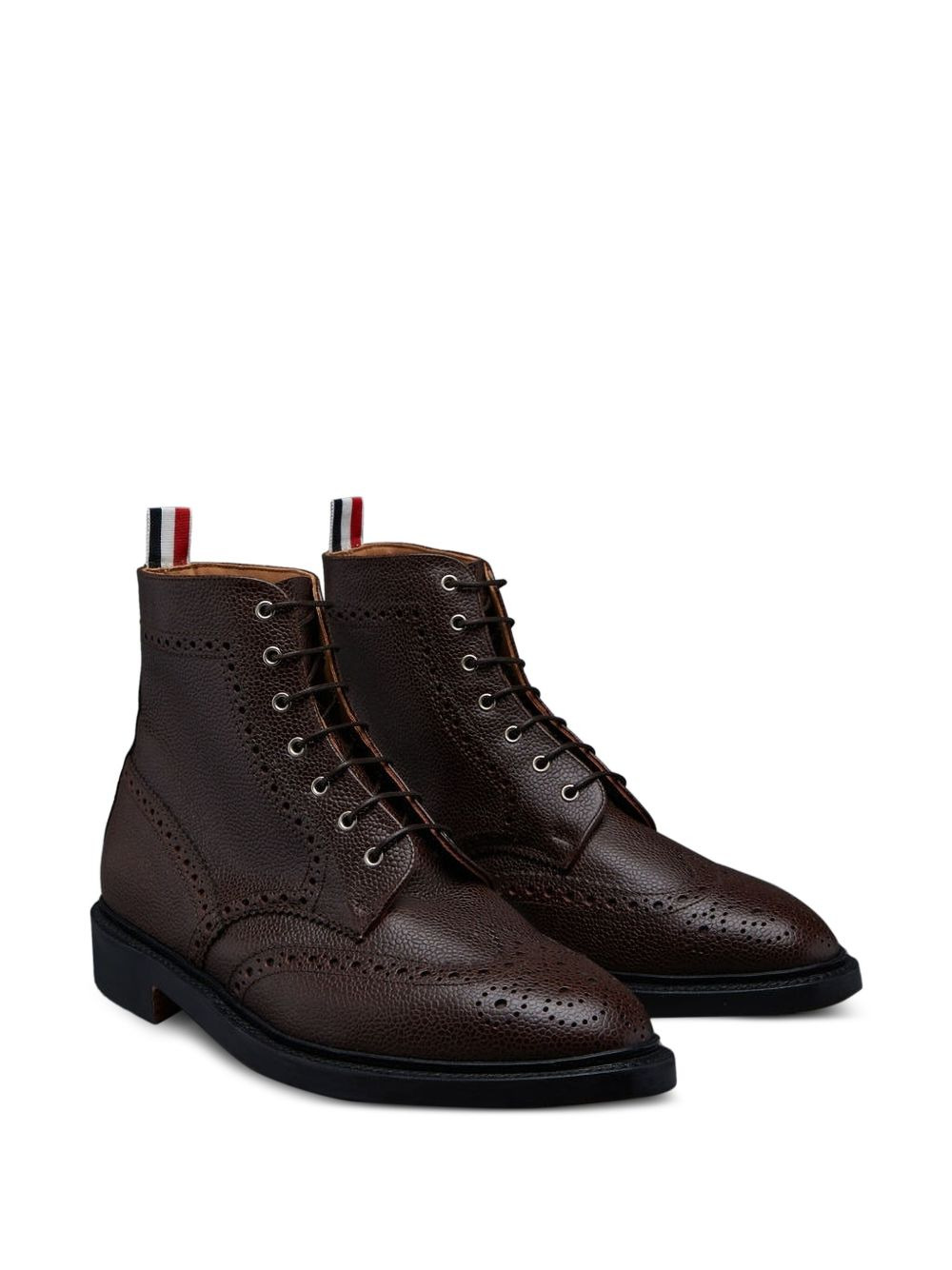 perforated leather boots - 2
