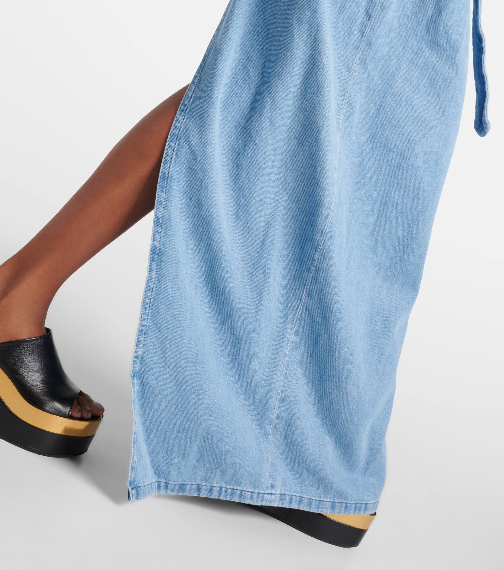 ワンピース DRIES VAN NOTEN DILEY DENIM MINI DRESS Denim minidress in blue - Dries Van Noten | Mytheresa