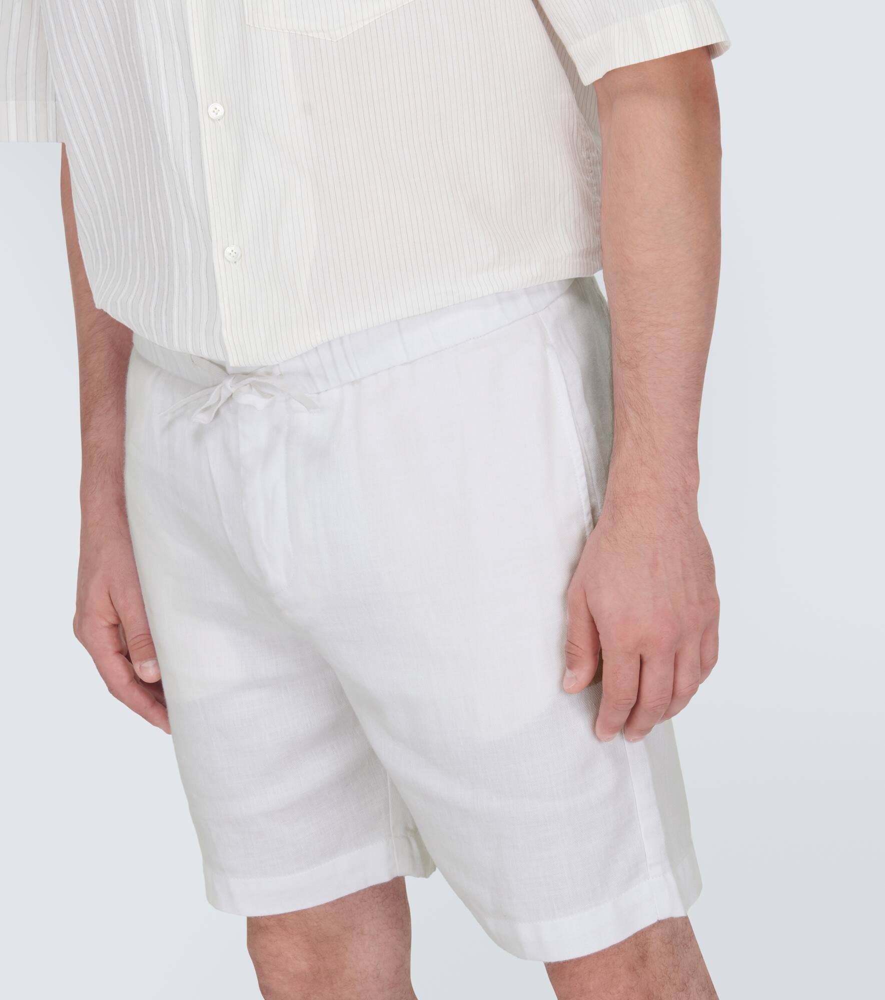 Felipe linen-blend shorts - 5