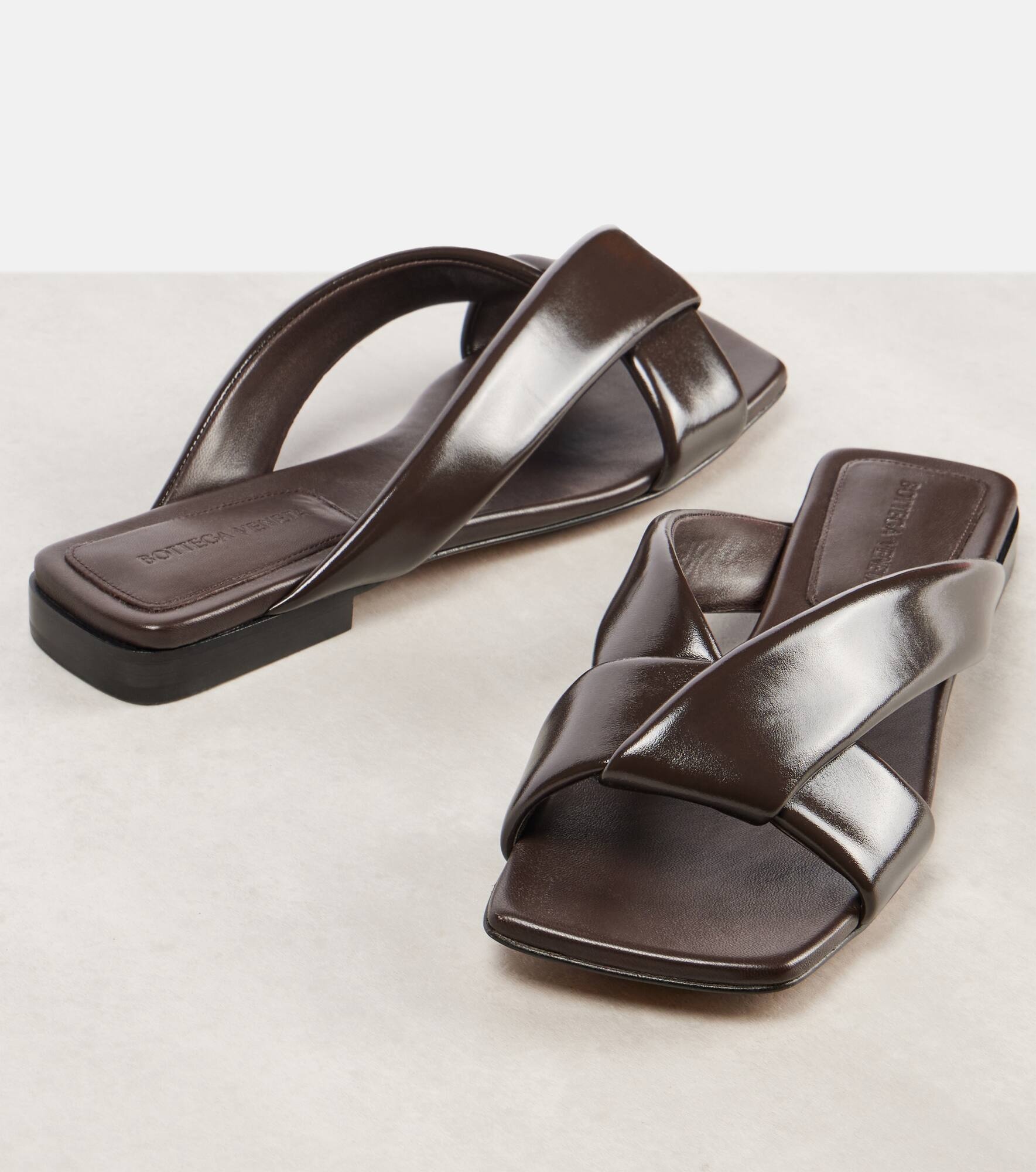 Riva leather sandals - 5