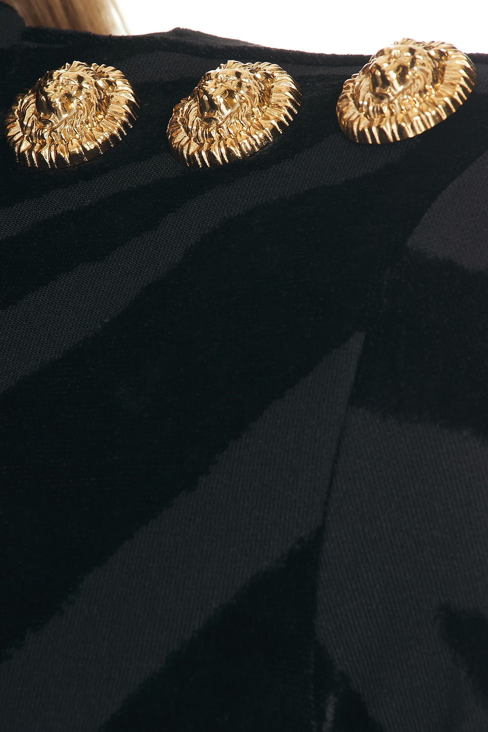 Buttoned Bouclette Zebra Top - 5