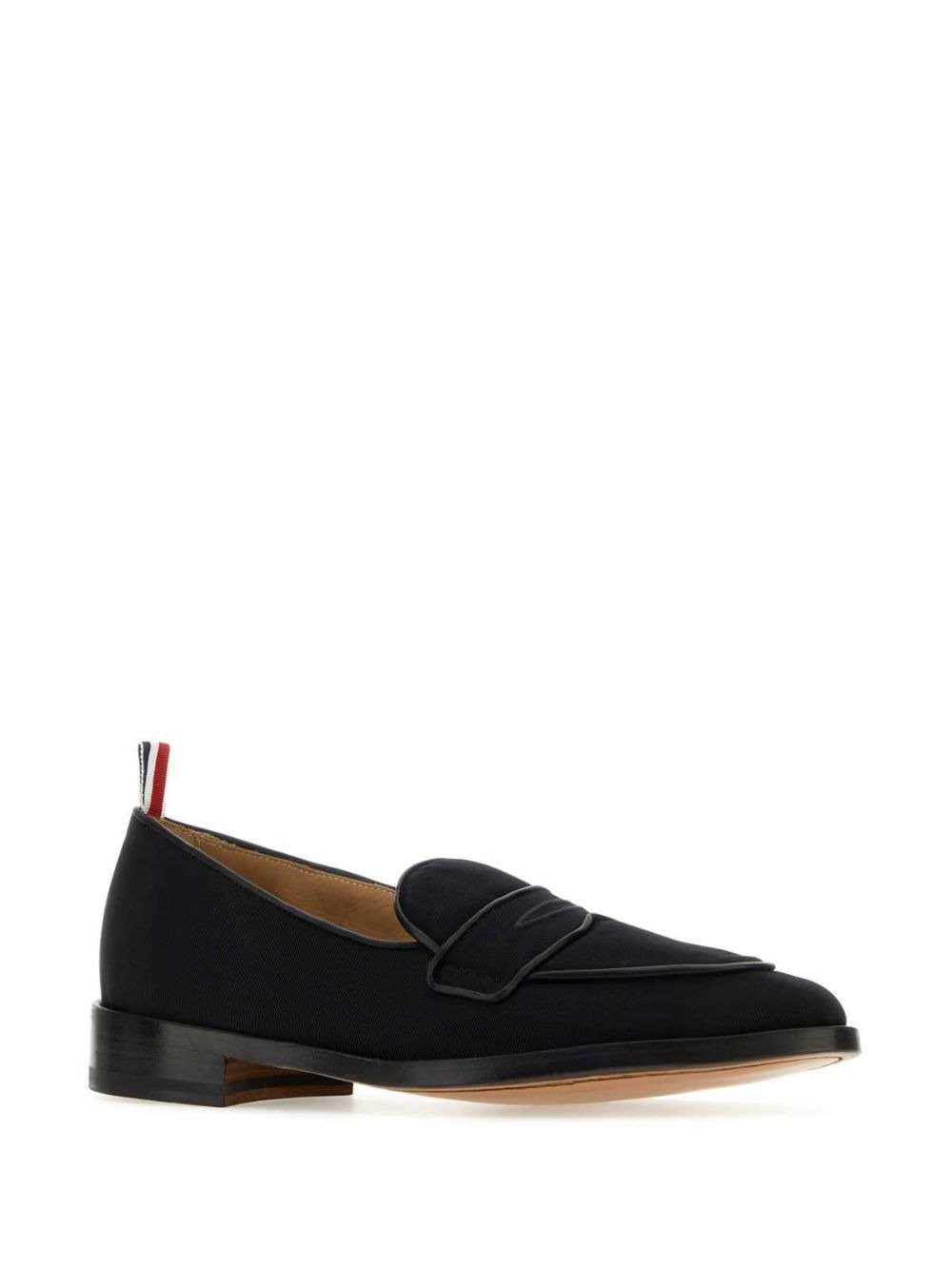 VARSITY PENNY LOAFER W/ FLEXIBLE LEATHER SOLE IN GROSGRAIN FABRIC - 2