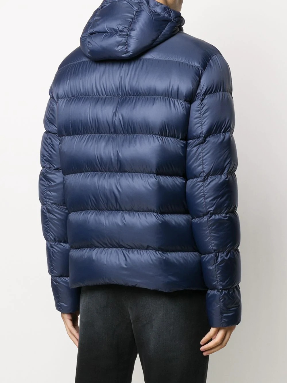 hooded down-feather jacket - 4