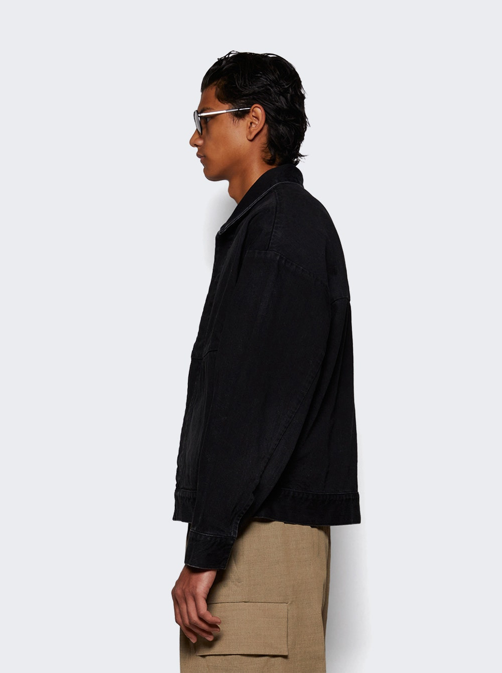 Trucker Jacket Black - 3