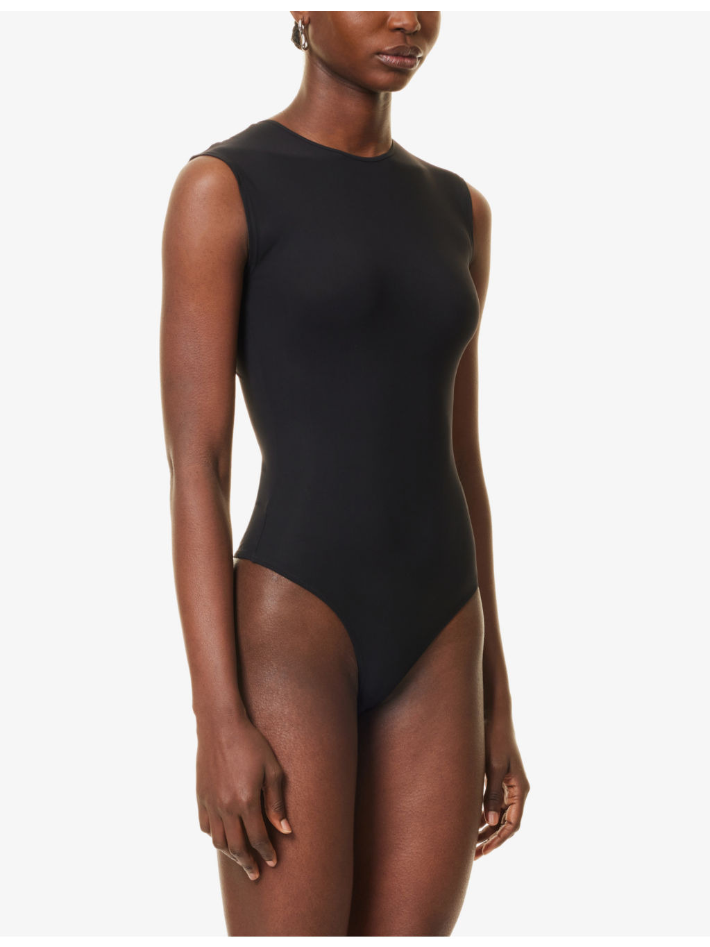 Aura sleeveless jersey bodysuit - 3