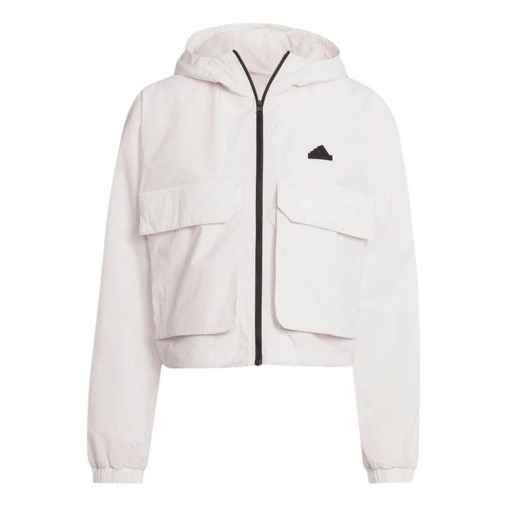 (WMNS) adidas City Escape Lightweight Windbreaker Asia Sizing 'Light Pink' IS0661 - 1