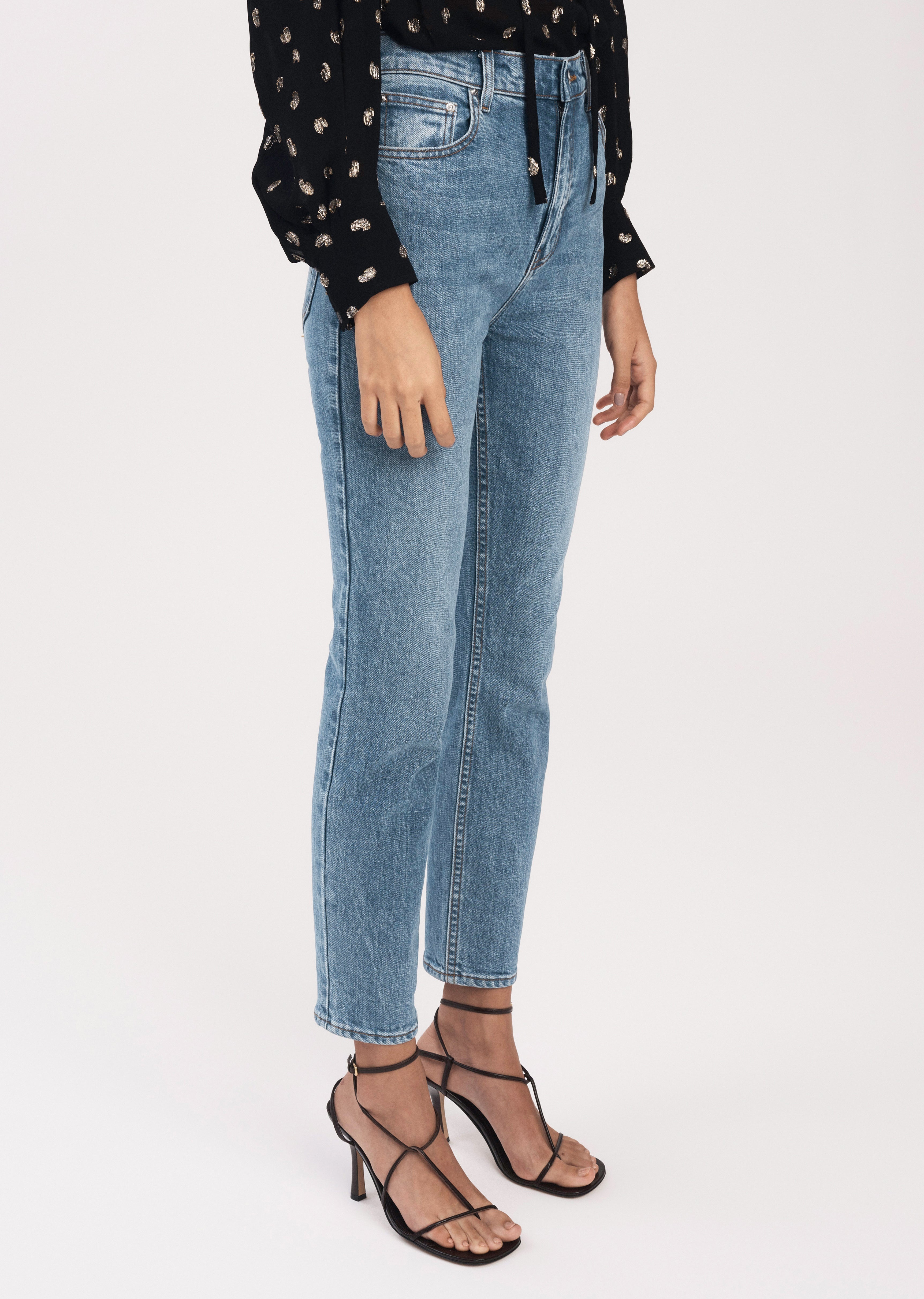 EDEN 5 POCKET SLIM STRAIGHT LEG JEAN - 3