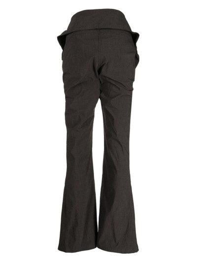 HYEIN SEO high-waisted flared trousers outlook