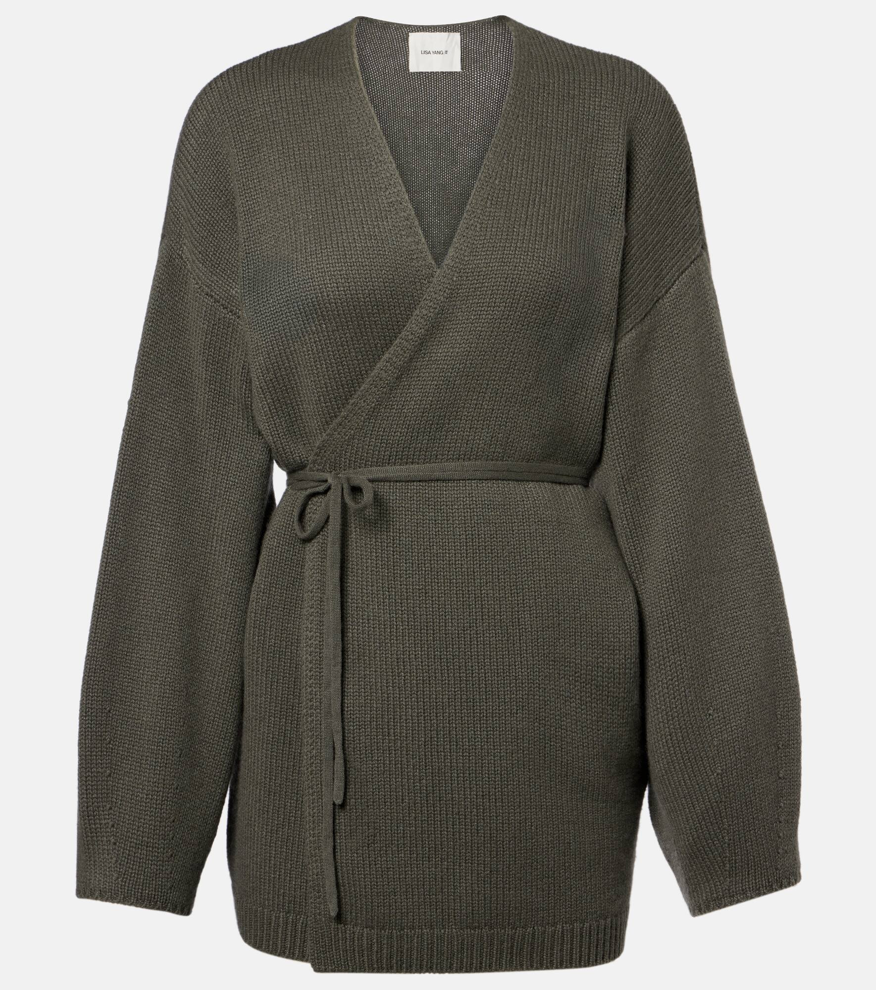 Laurina cashmere wrap cardigan - 1