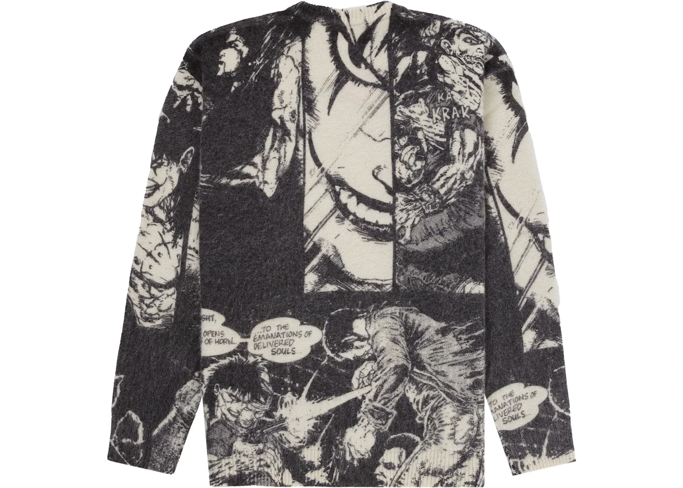 Supreme Supreme The Crow Sweater White | REVERSIBLE