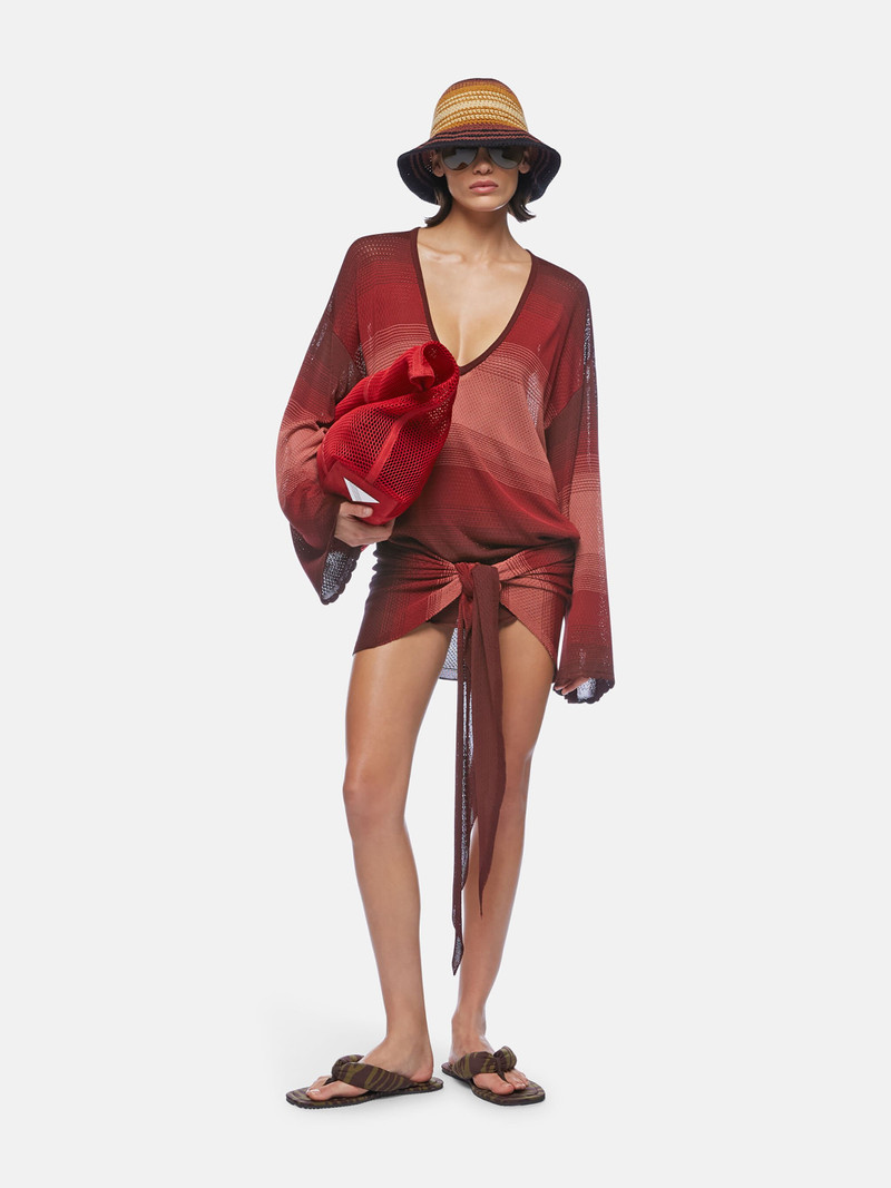 THE ATTICO PINK SHADES MINI DRESS outlook