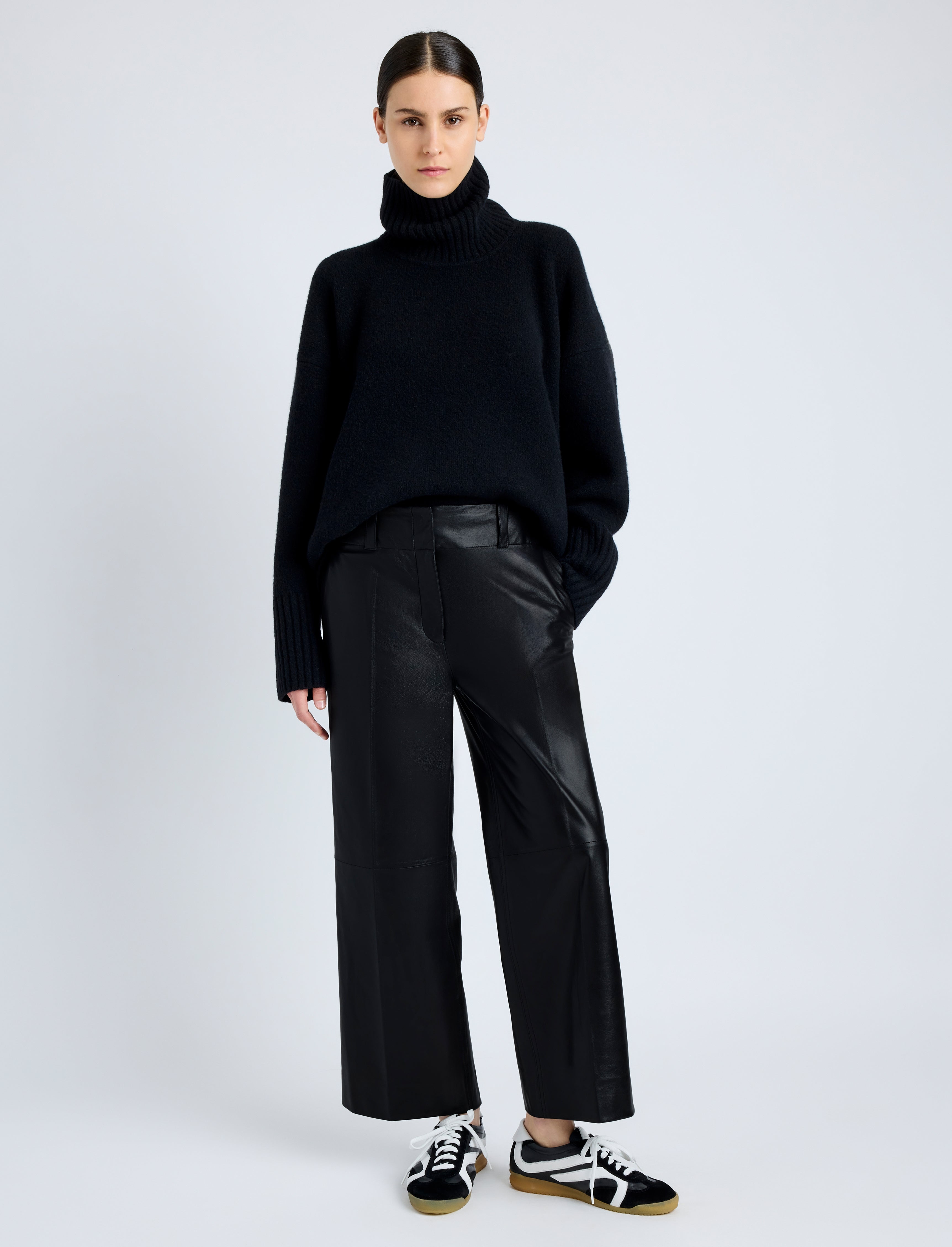 Noland Pant in Leather - 2
