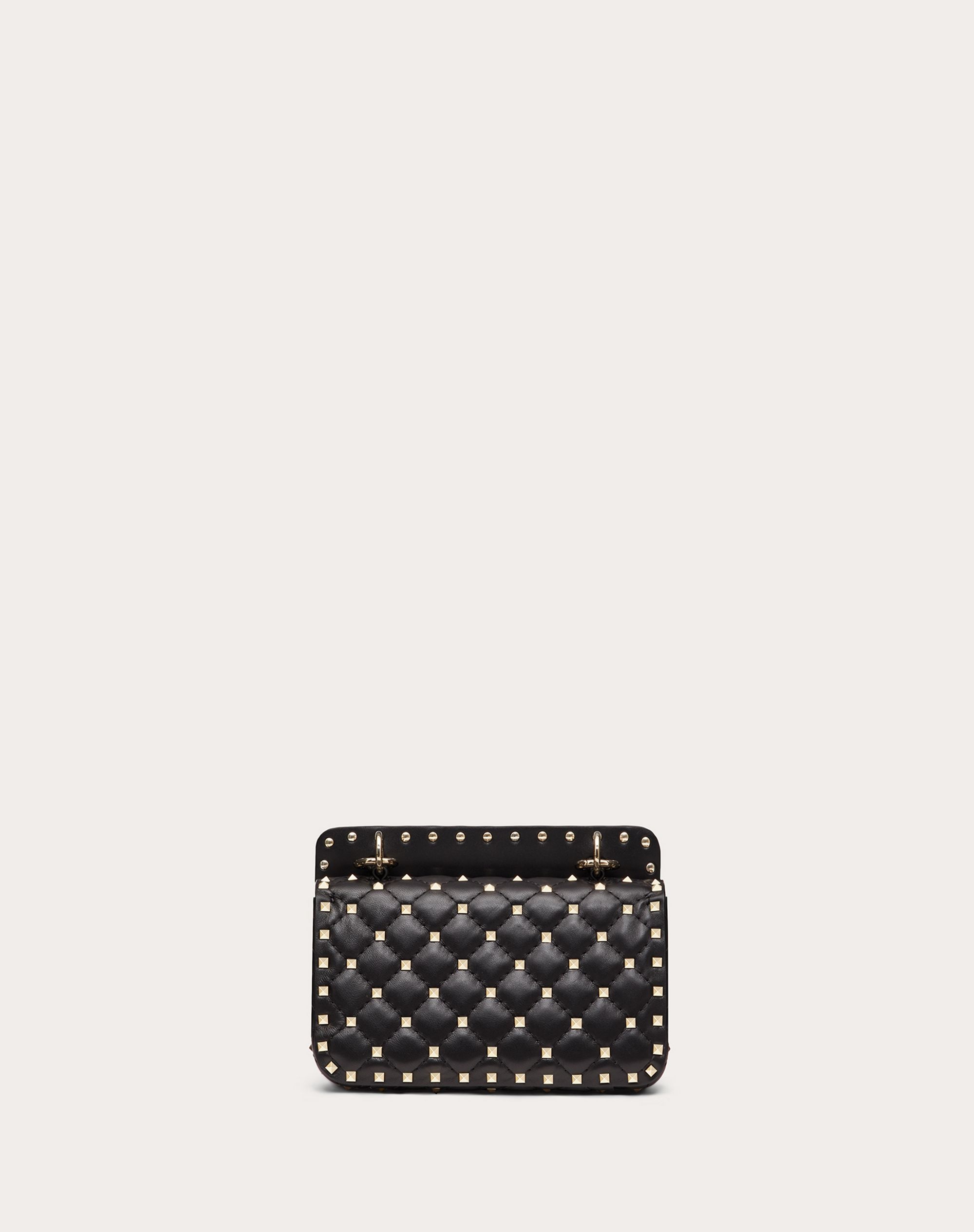 Small Rockstud Spike Nappa Leather Bag - 3