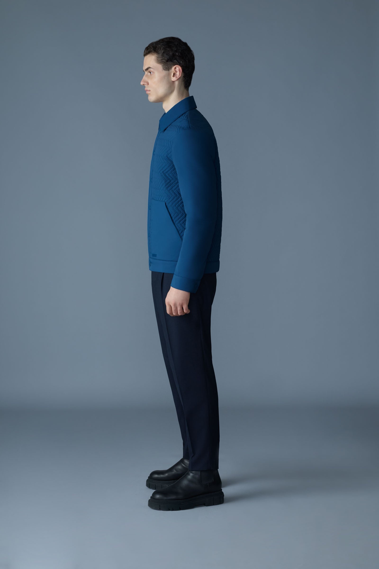 MAXWELL Quilted Down Shirt Jacket - 4