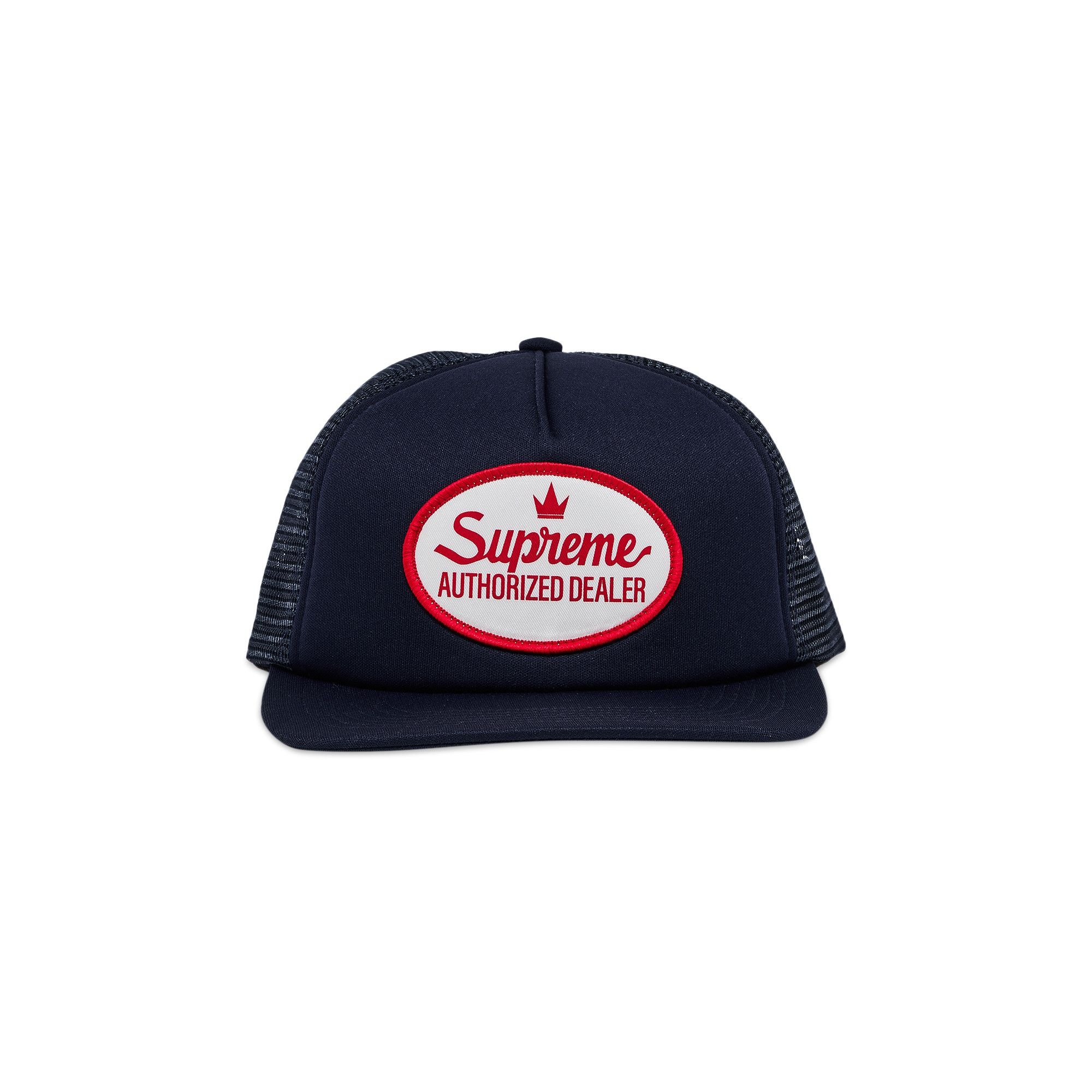 Supreme Authorized Mesh Back 5-Panel 'Navy' - 1