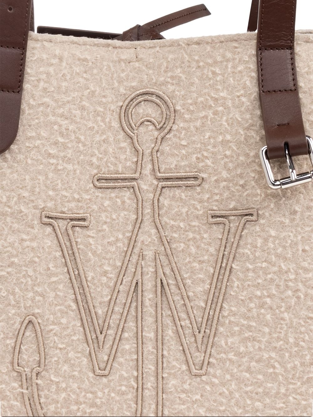logo-embroidered tote bag - 5