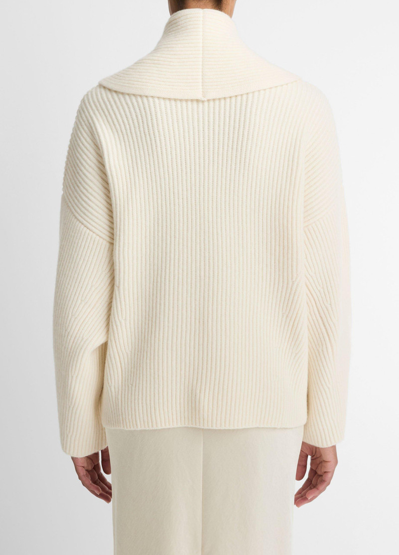 Vince Wool-Blend Draped Sweater Coat outlook